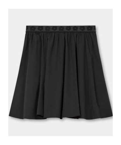 Kenzo Elastic Waist Skirt In Black