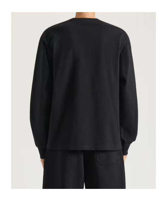 Givenchy Cotton Graphic Embroidered Sweatshirt In Black