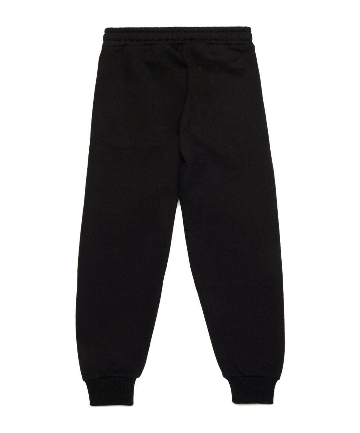 Diesel Logo Embroidered Drawstring Trousers In Black