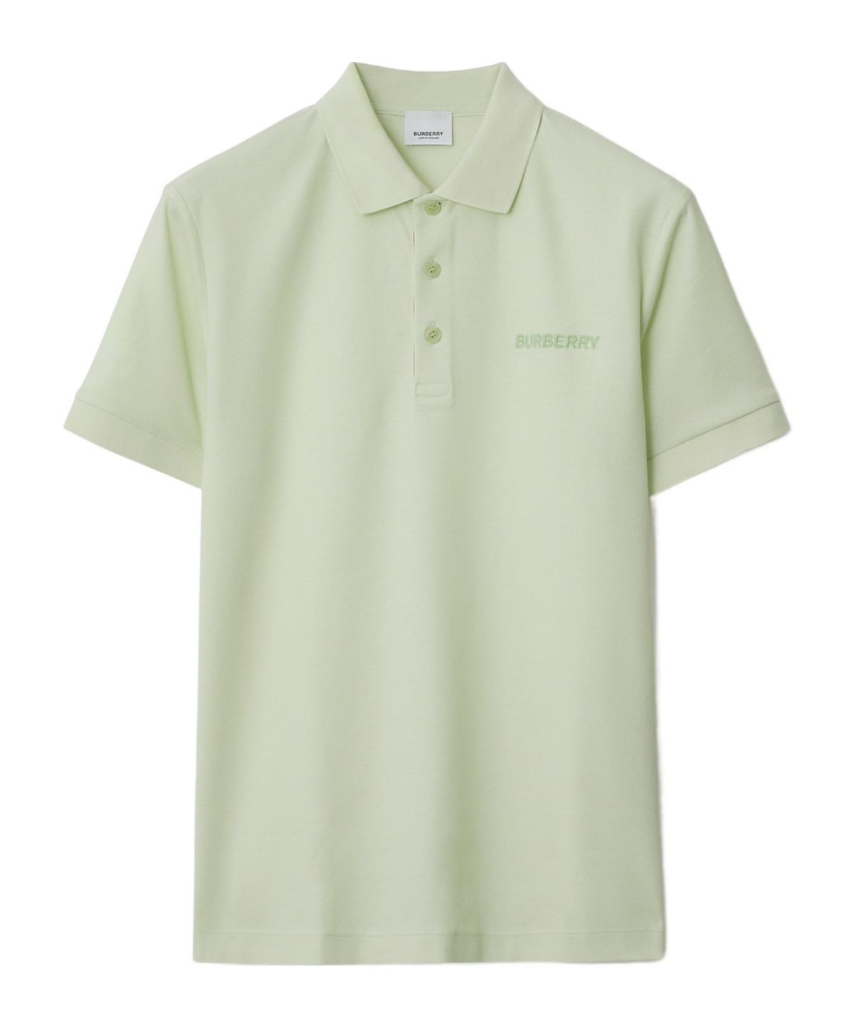 Burberry Cotton Polo Shirt In Gray
