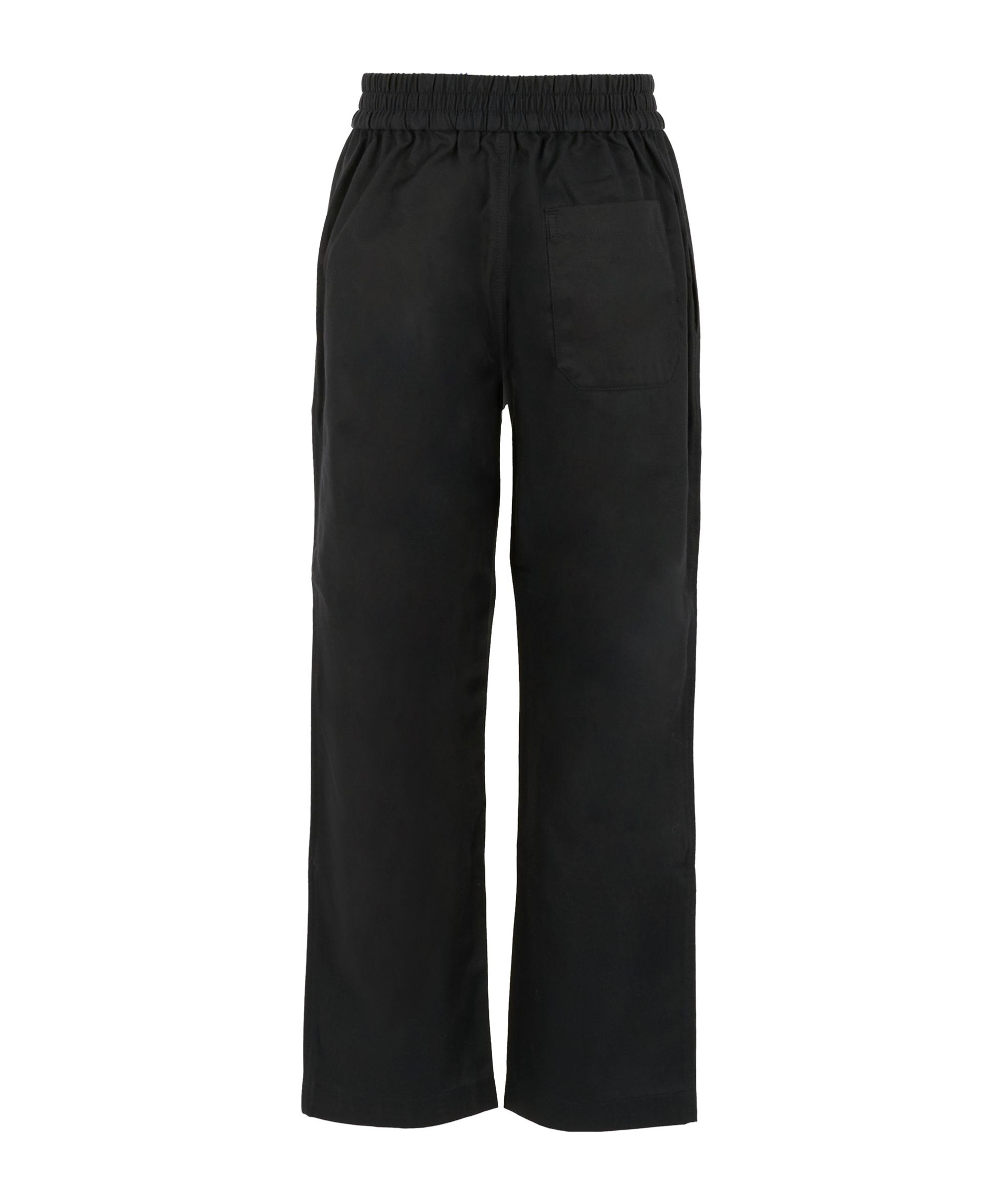 Burberry Elastic Waist Casual Pants In Black