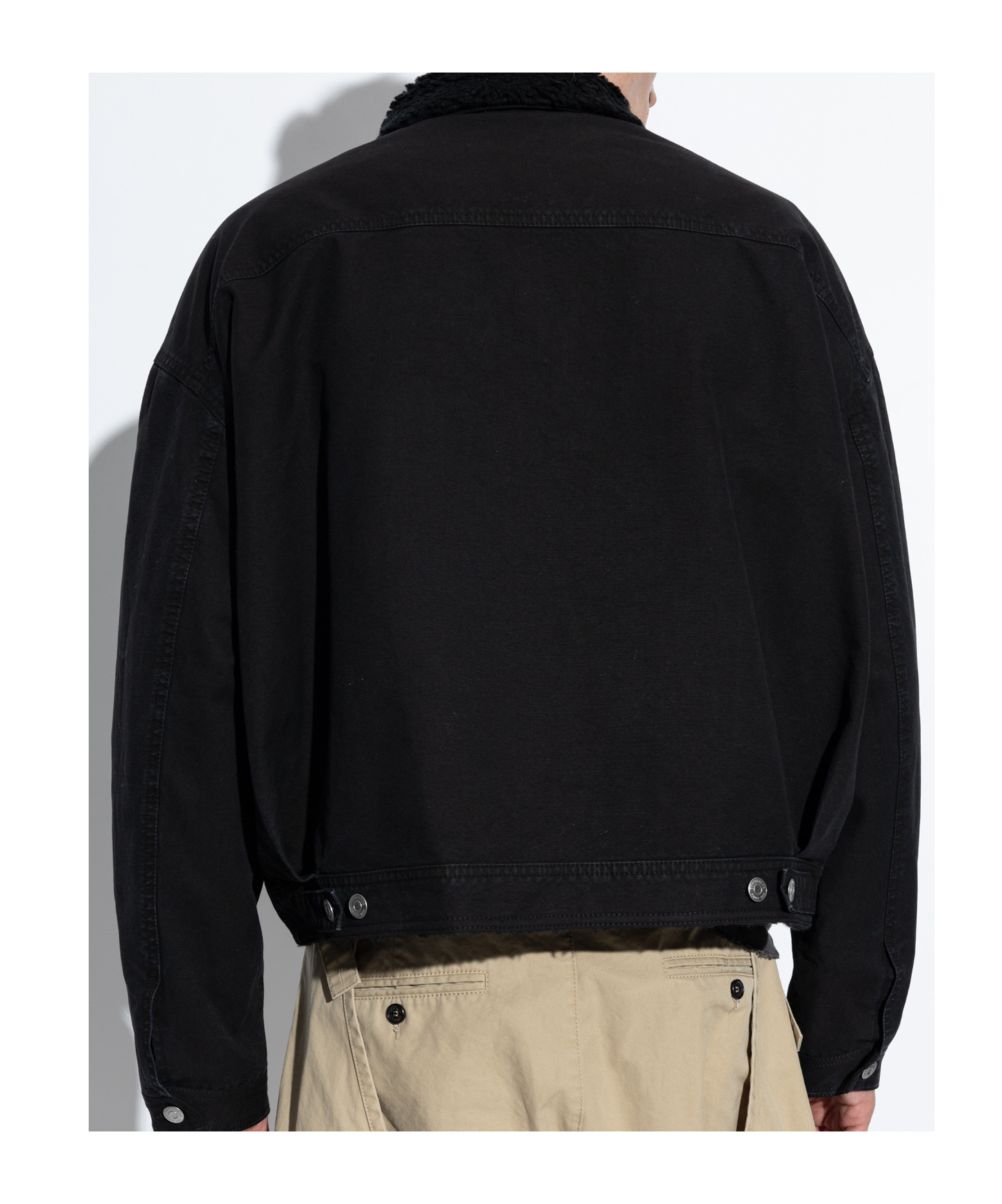 Dsquared2 Long-sleeved Casual Jacket In Black