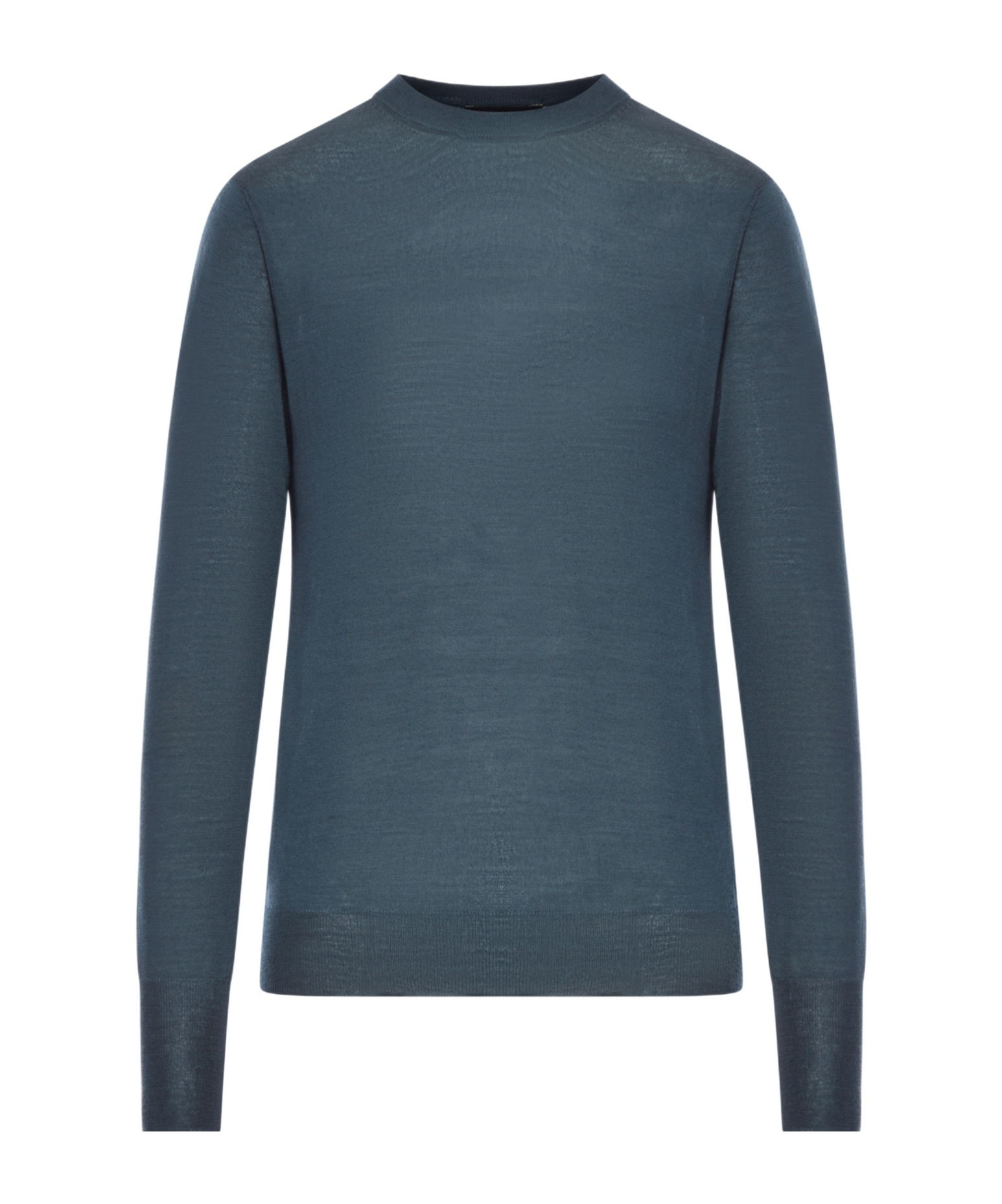 Roberto Collina Round Neck Long-sleeved Sweater In Blue