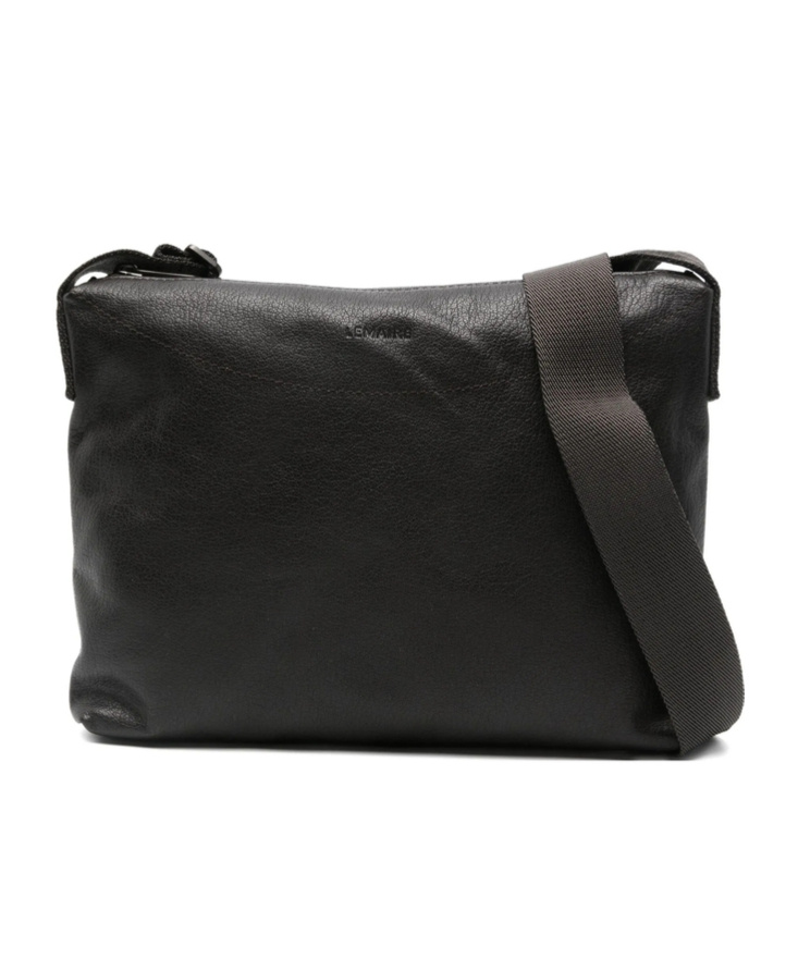 Lemaire Rectangular Shoulder Bag In Brown