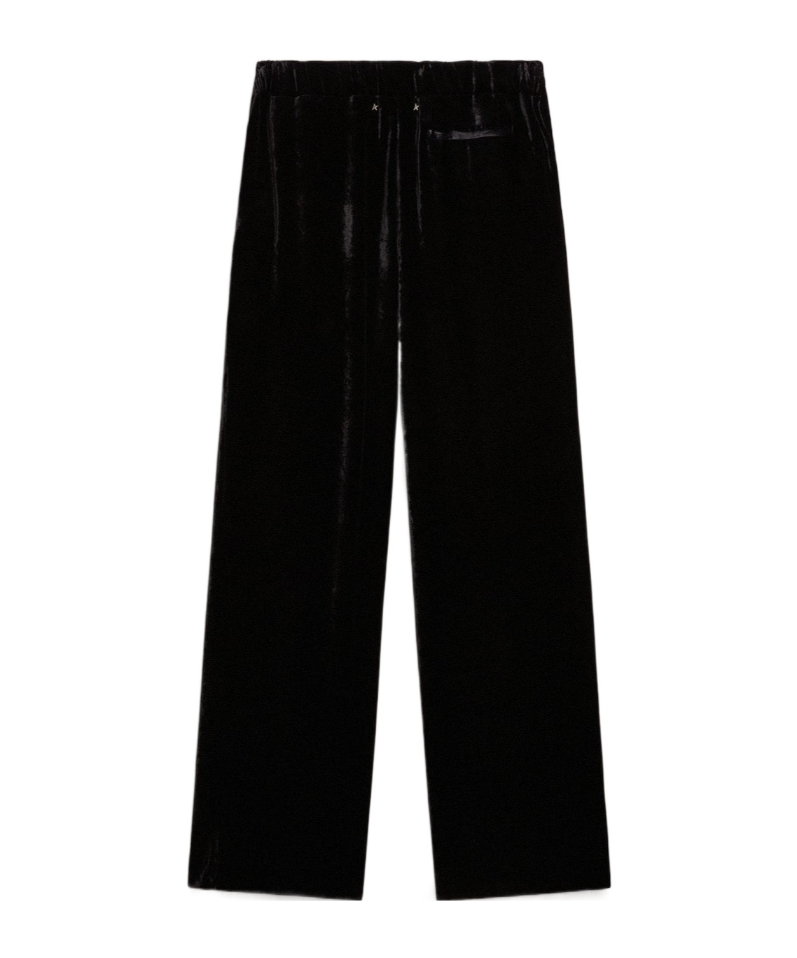 Golden Goose Elastic Inner Belt Casual Pants In Black