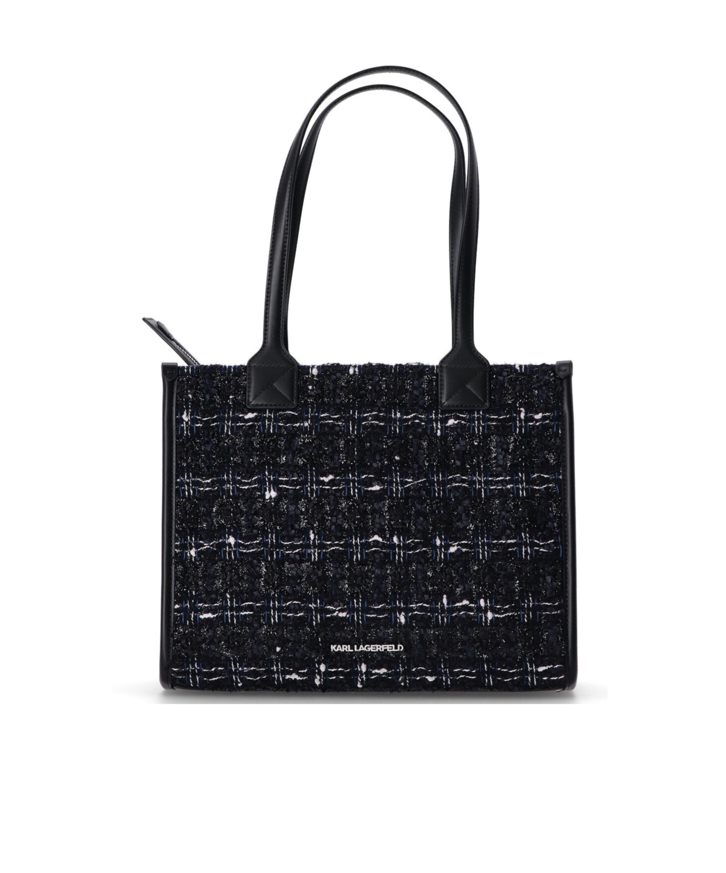 Karl Lagerfeld Medium Rectangular Shoulder Bag In Black