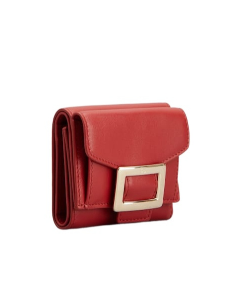 Roger Vivier Belle Vivier Wallet In Red