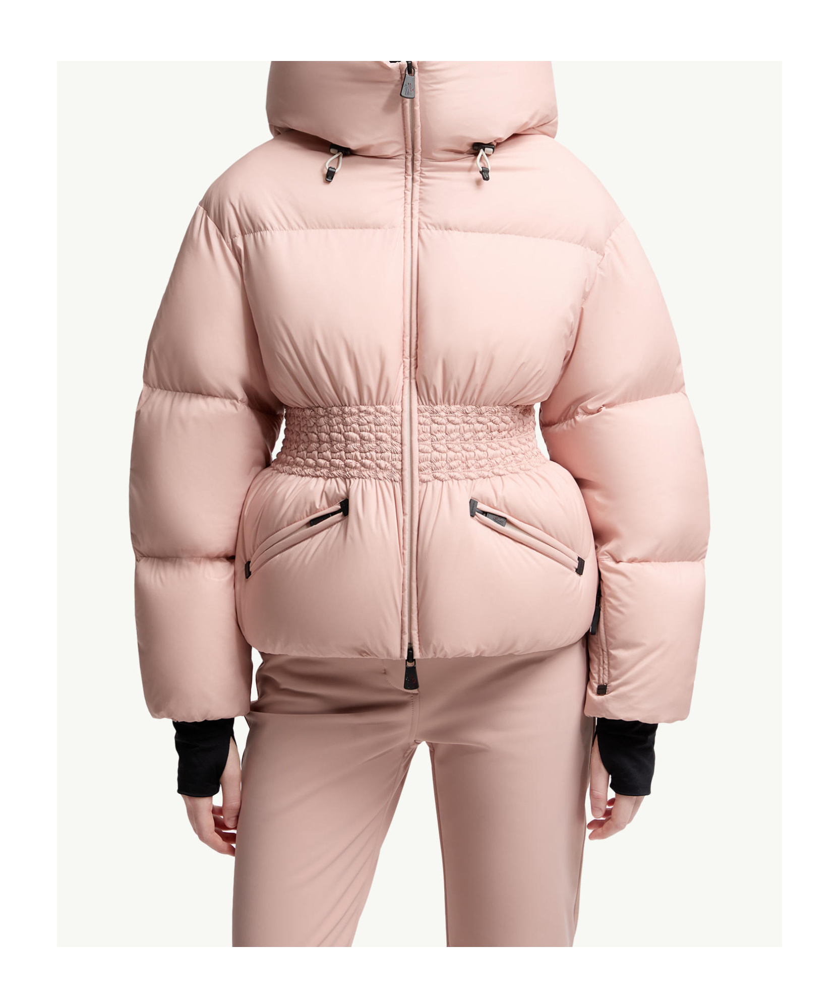Moncler Wollemi Hooded Down Ski Jacket In Pink