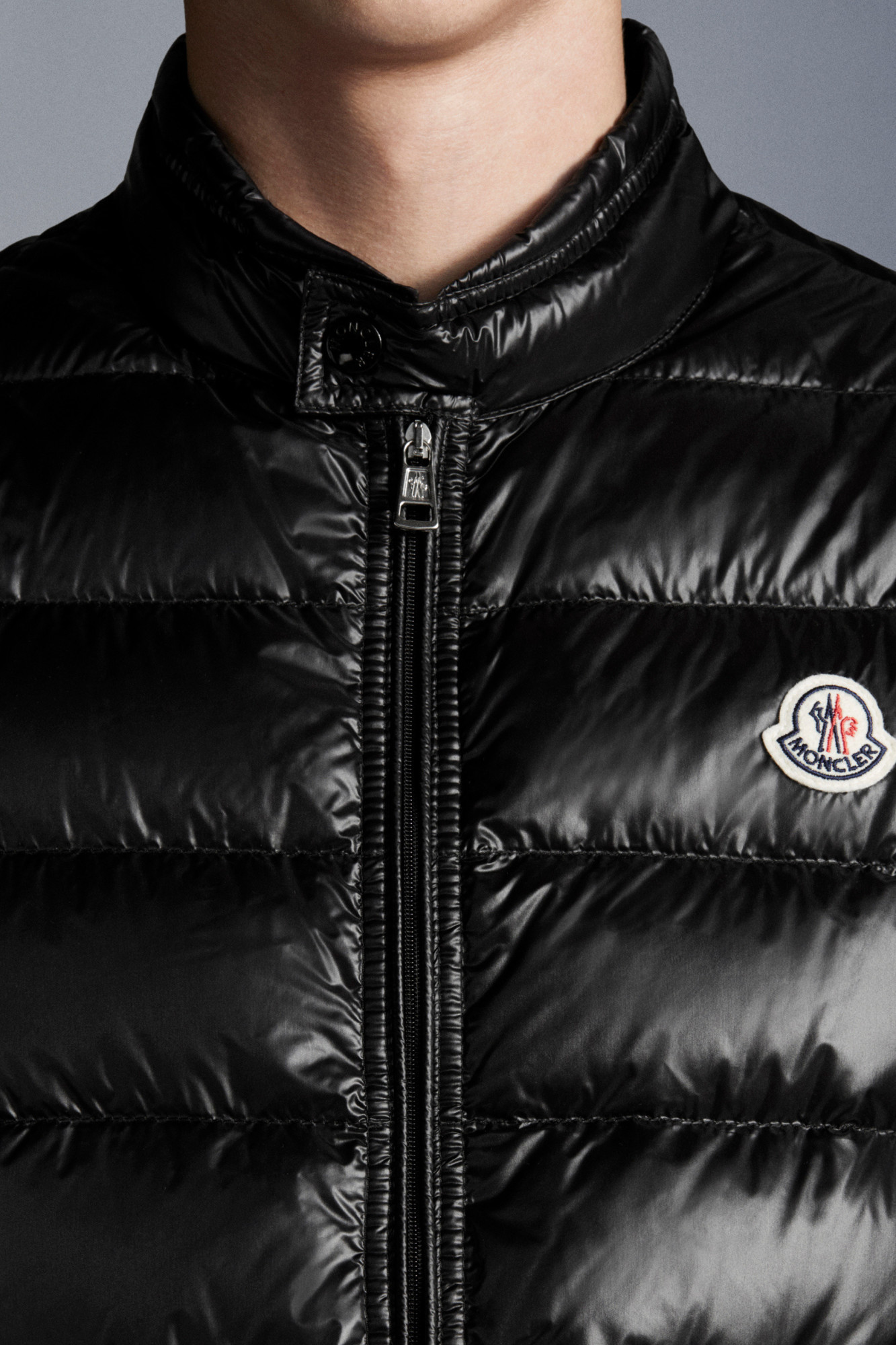 Moncler Gui Logo-patch Padded Gilet In Black