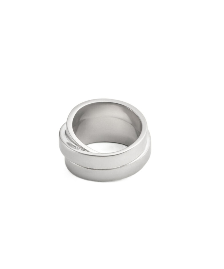 Mm6 Maison Margiela Numbers-motif Ring In Gray