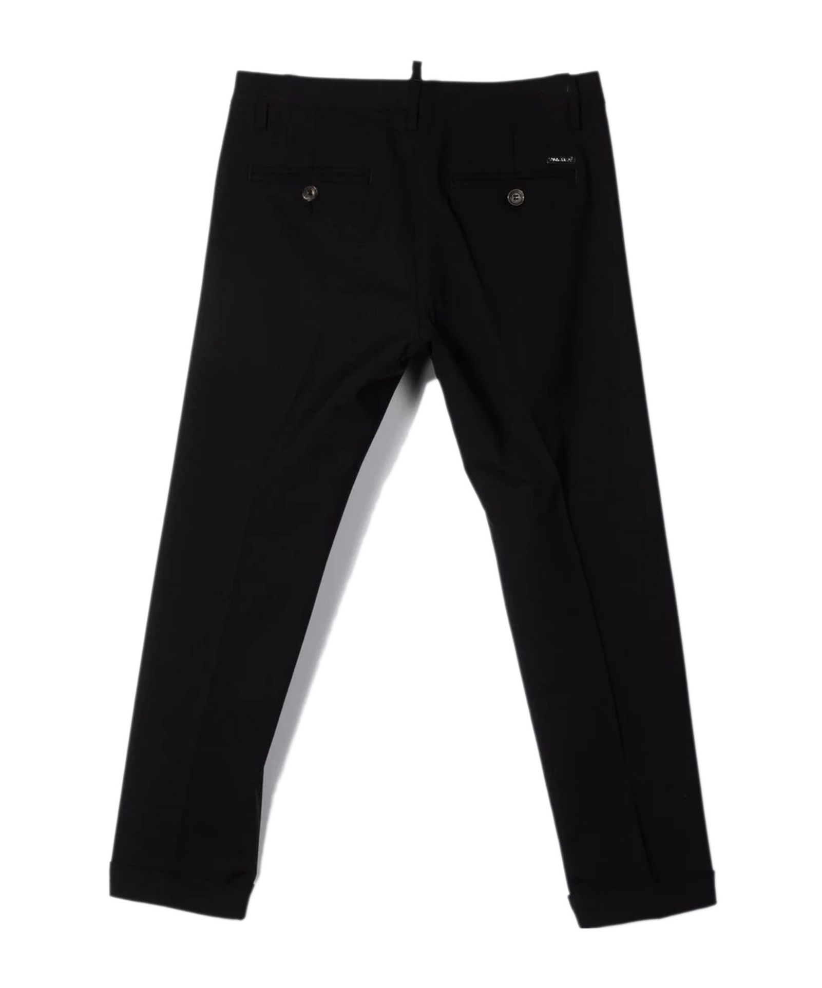 Dsquared2 Kids Elastic Waist Straight-leg Pants In Black