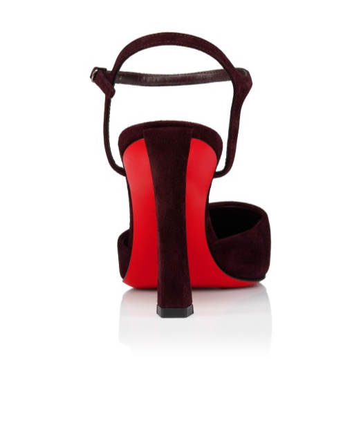 Christian Louboutin Pointed High-heeled Sandals In Brown