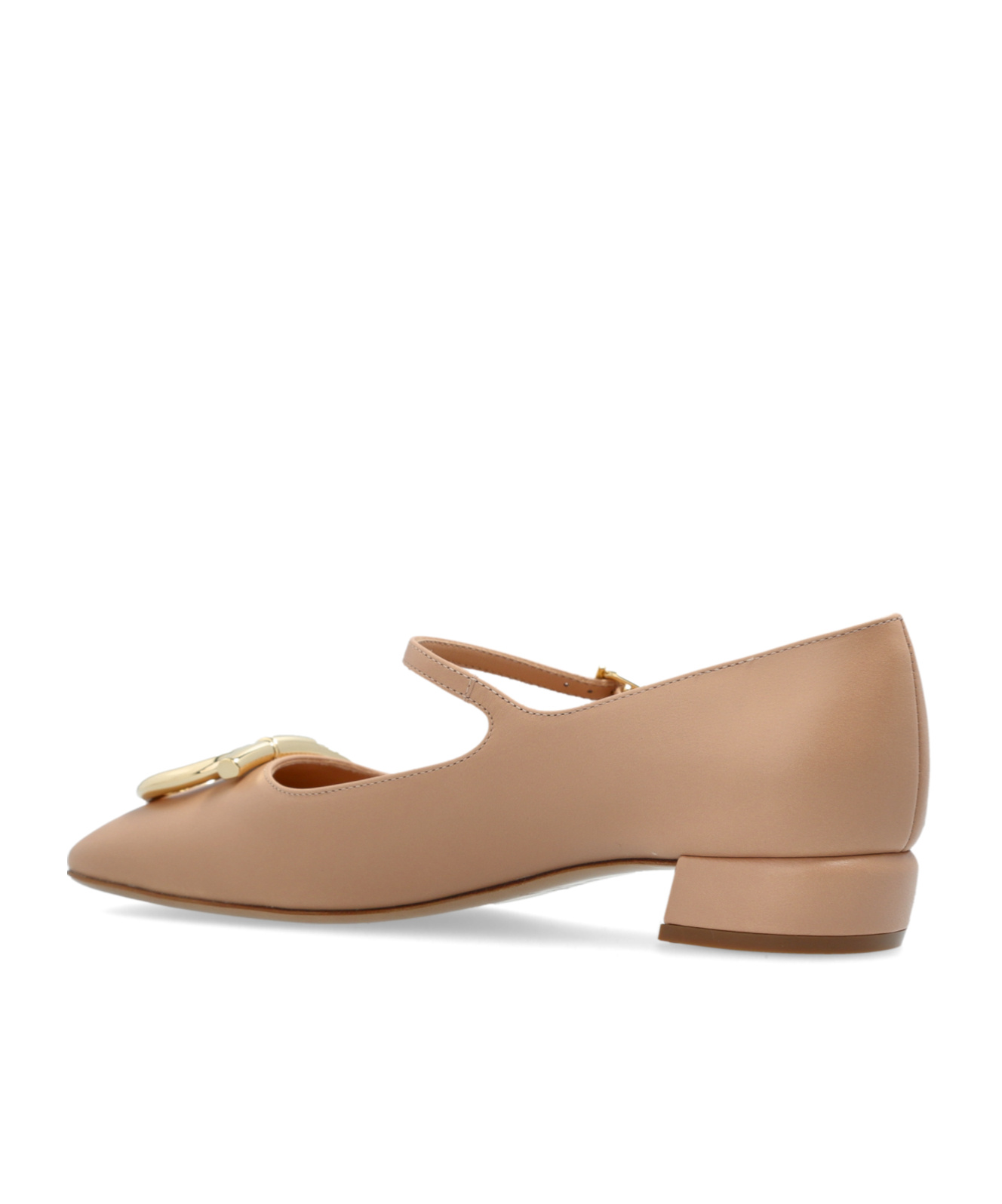 Ferragamo 'marry' Heel In Neutral