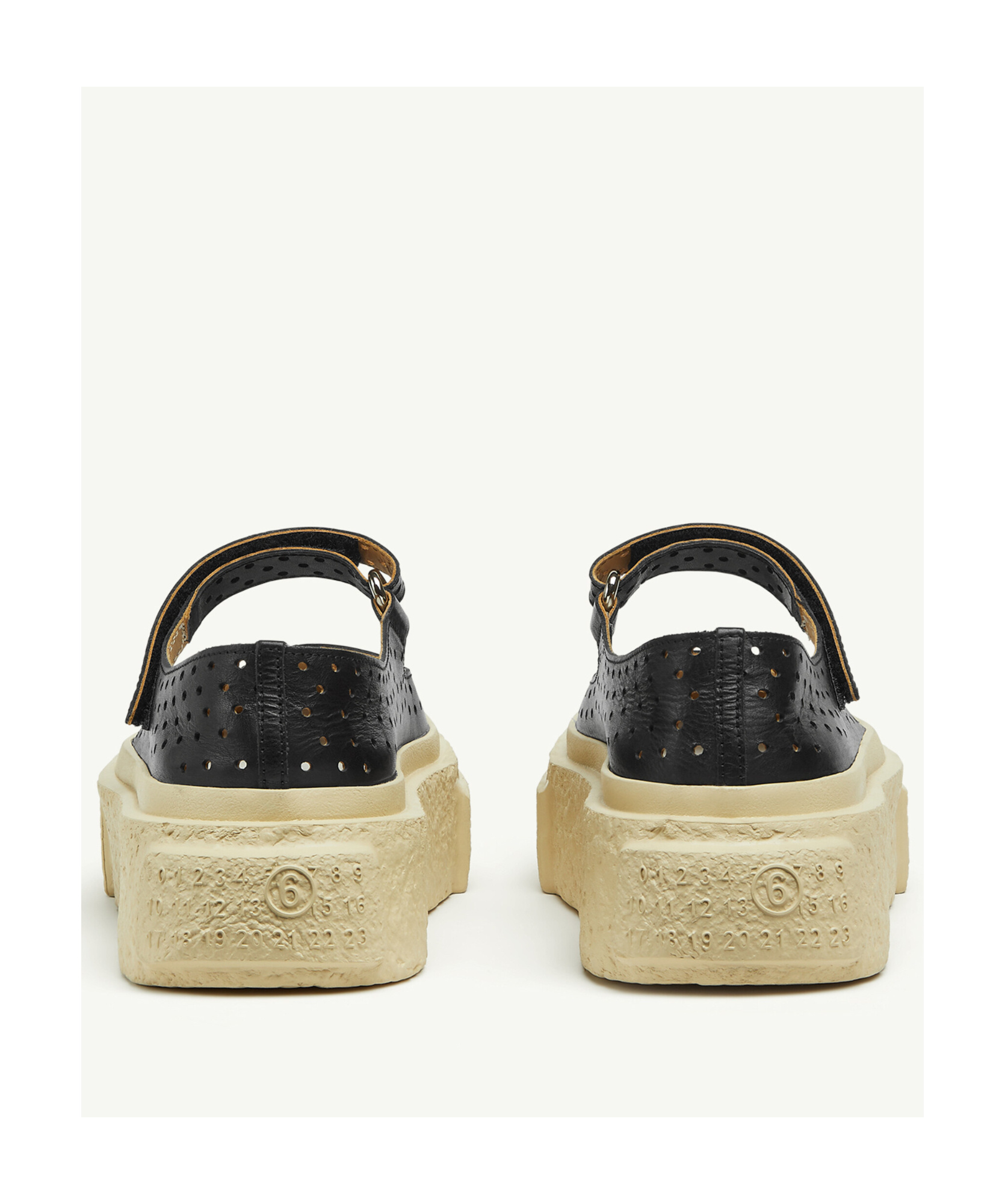Mm6 Maison Margiela Chunky Gambetta Shoes In Nude