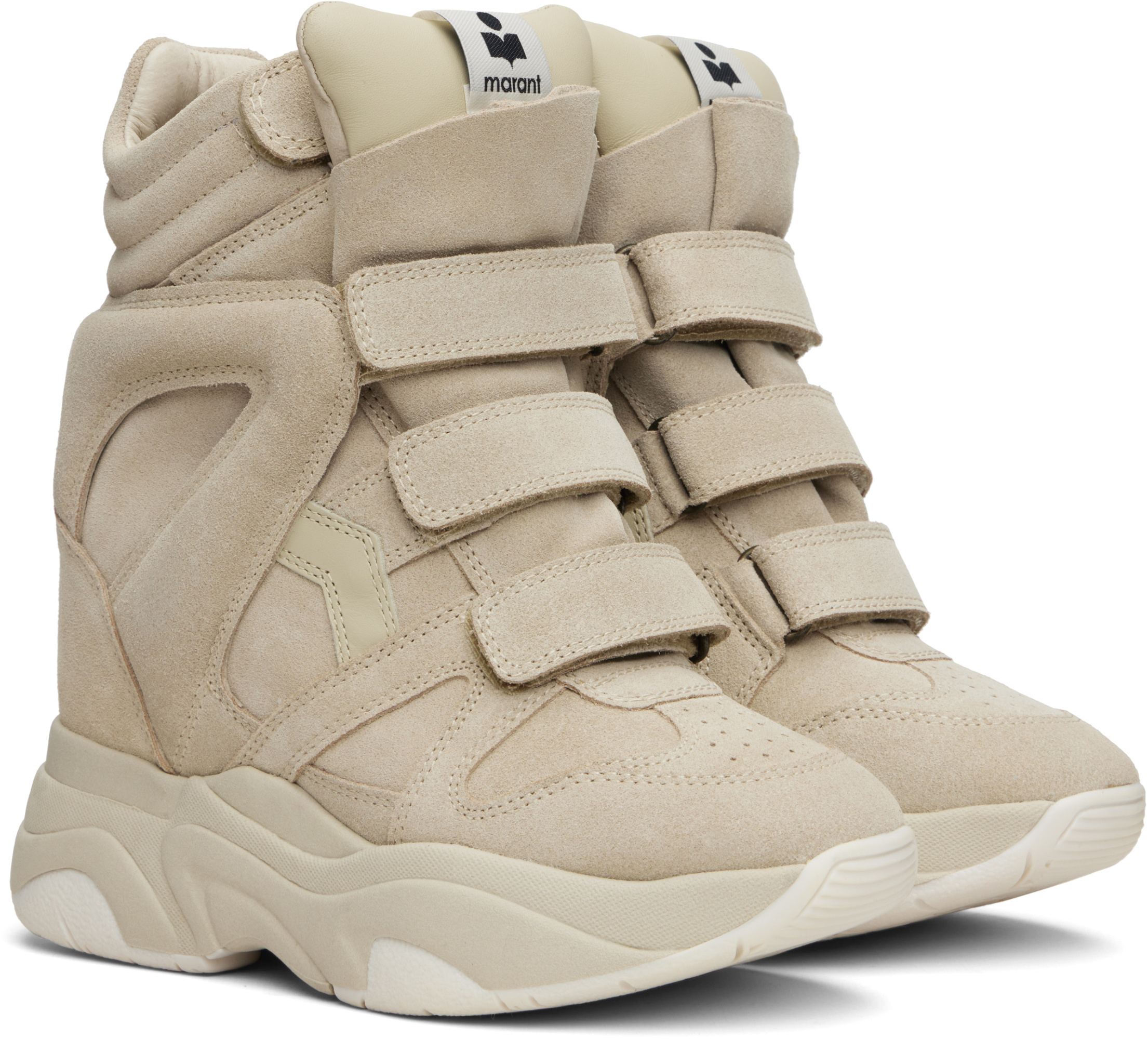 Isabel Marant Balskee High-top Sneakers In Neutral