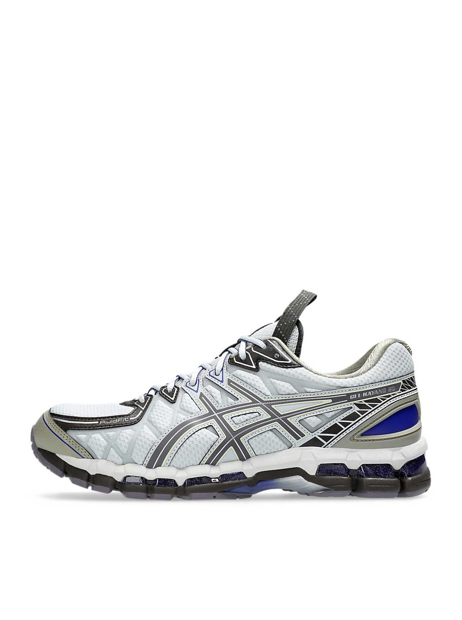 Asics Man Sneakers Light Grey Size 8.5 Textile Fibers In Black