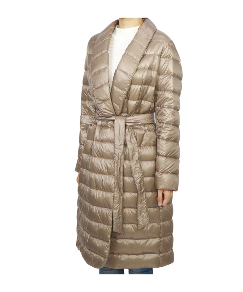 Shop Herno Quilted Down Jacket In Nude