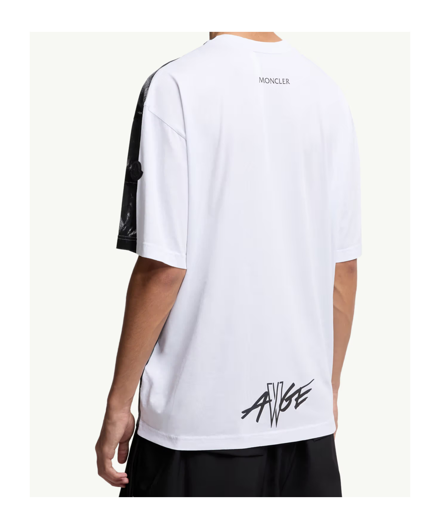 Moncler X Aap Rocky Cotton T-shirt In Black