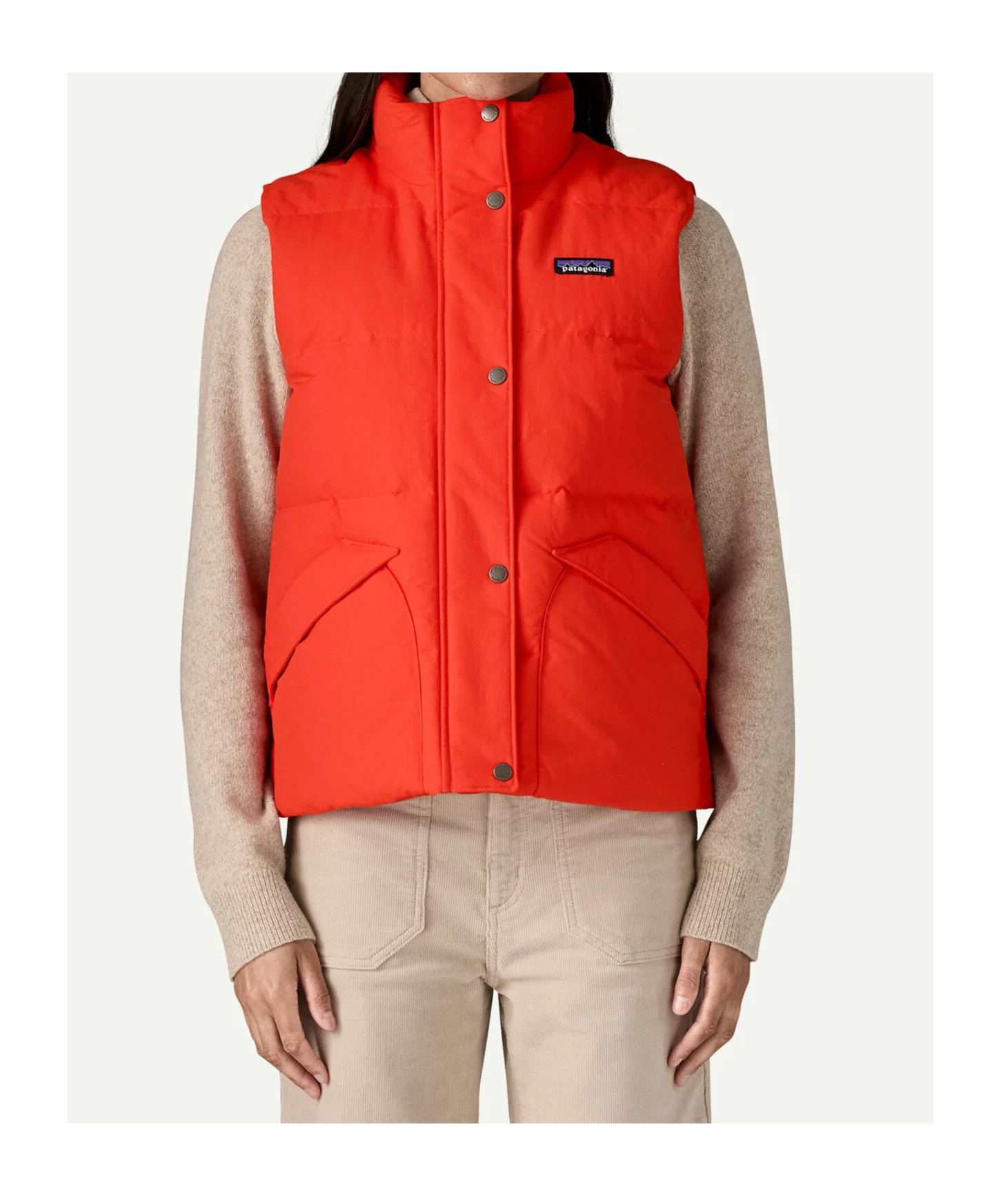 Patagonia Downdrift Vest In Red