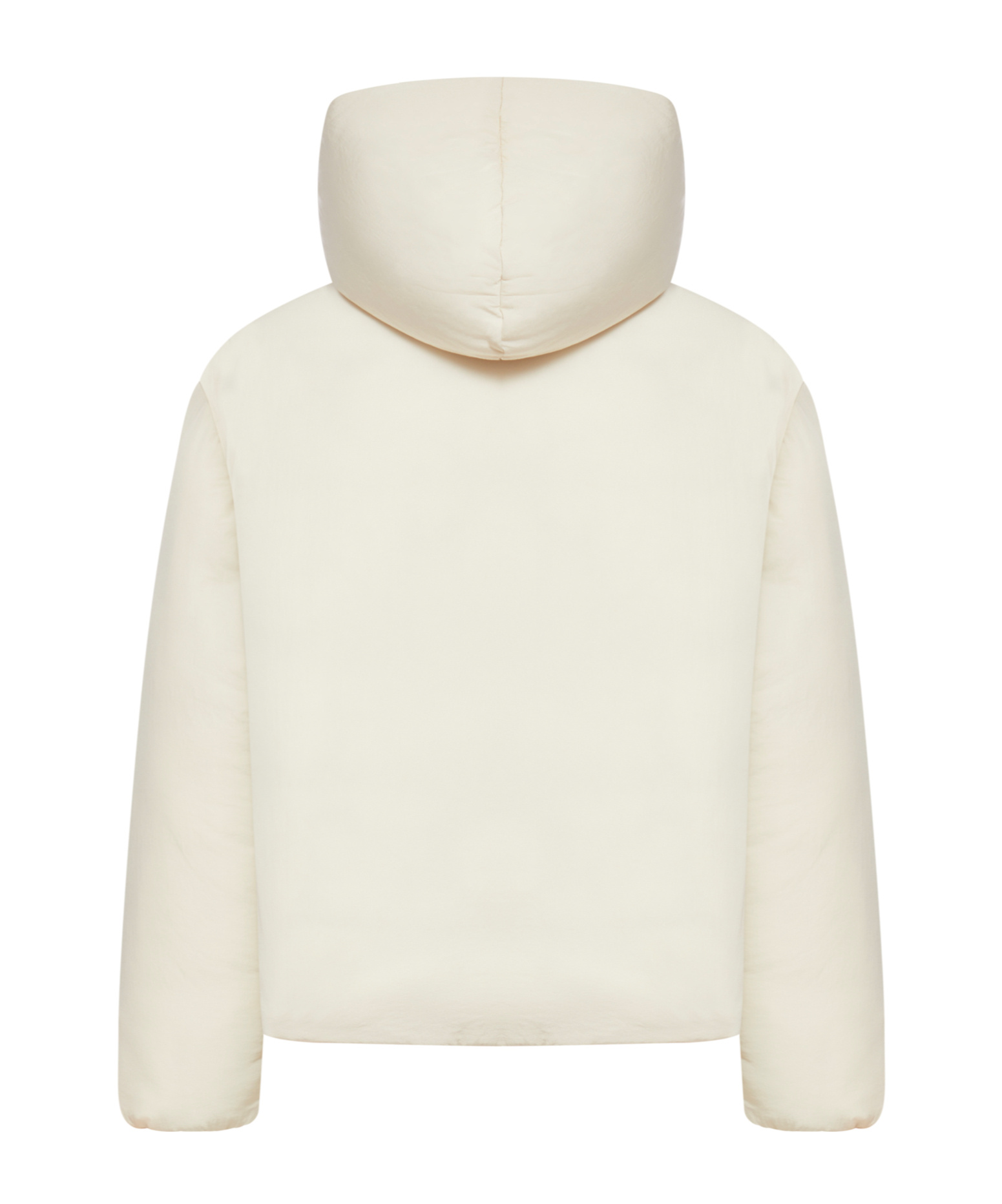 Jacquemus Logo Patch Padded Coat In White