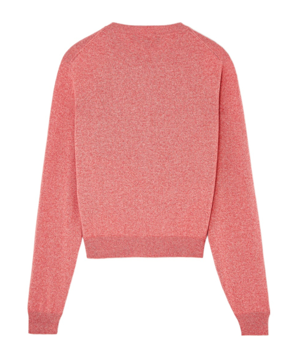 Loro Piana Long-sleeved Knitted Cardigan In Red