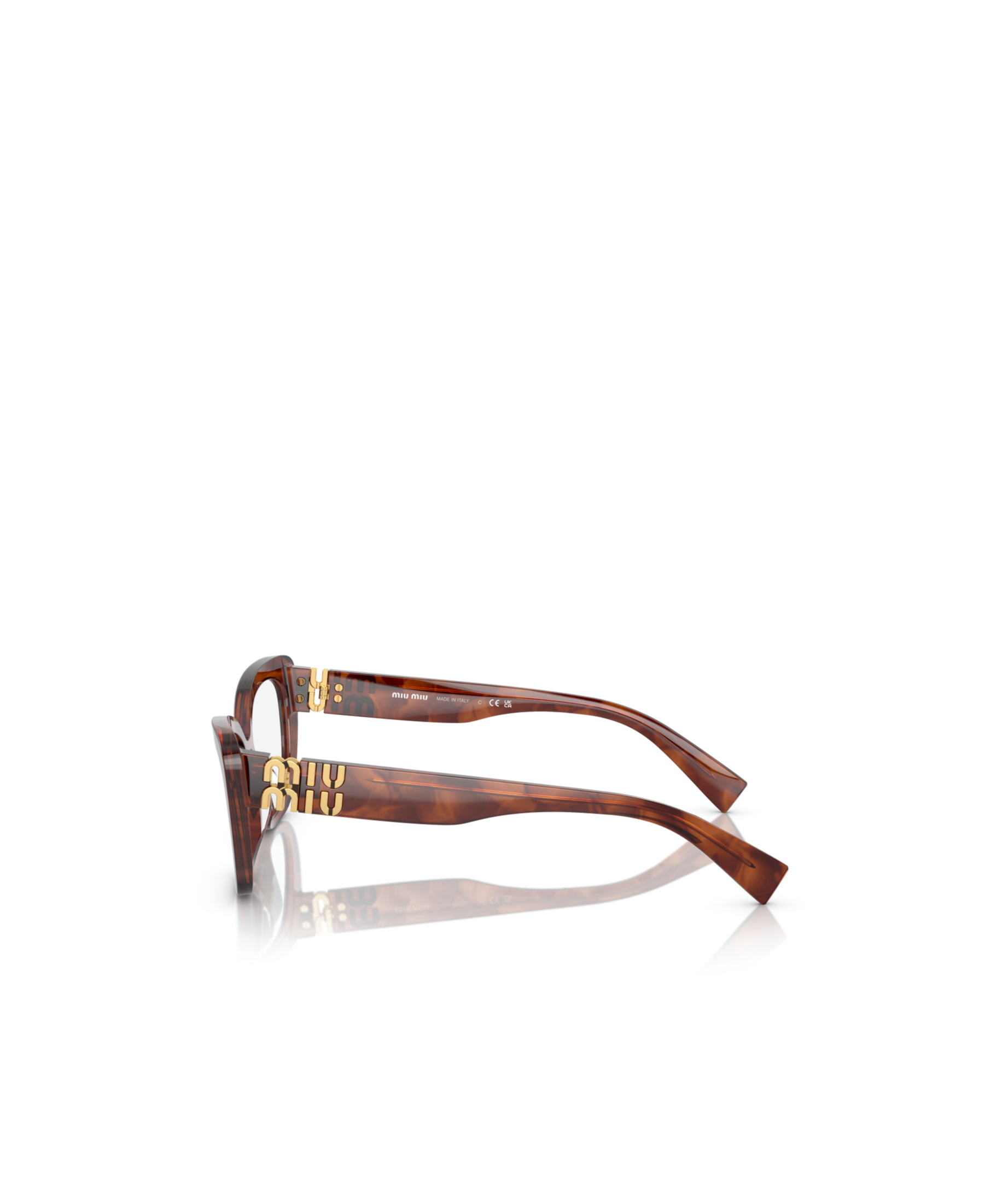 Miu Miu Rectangular Flat Mirror In Black