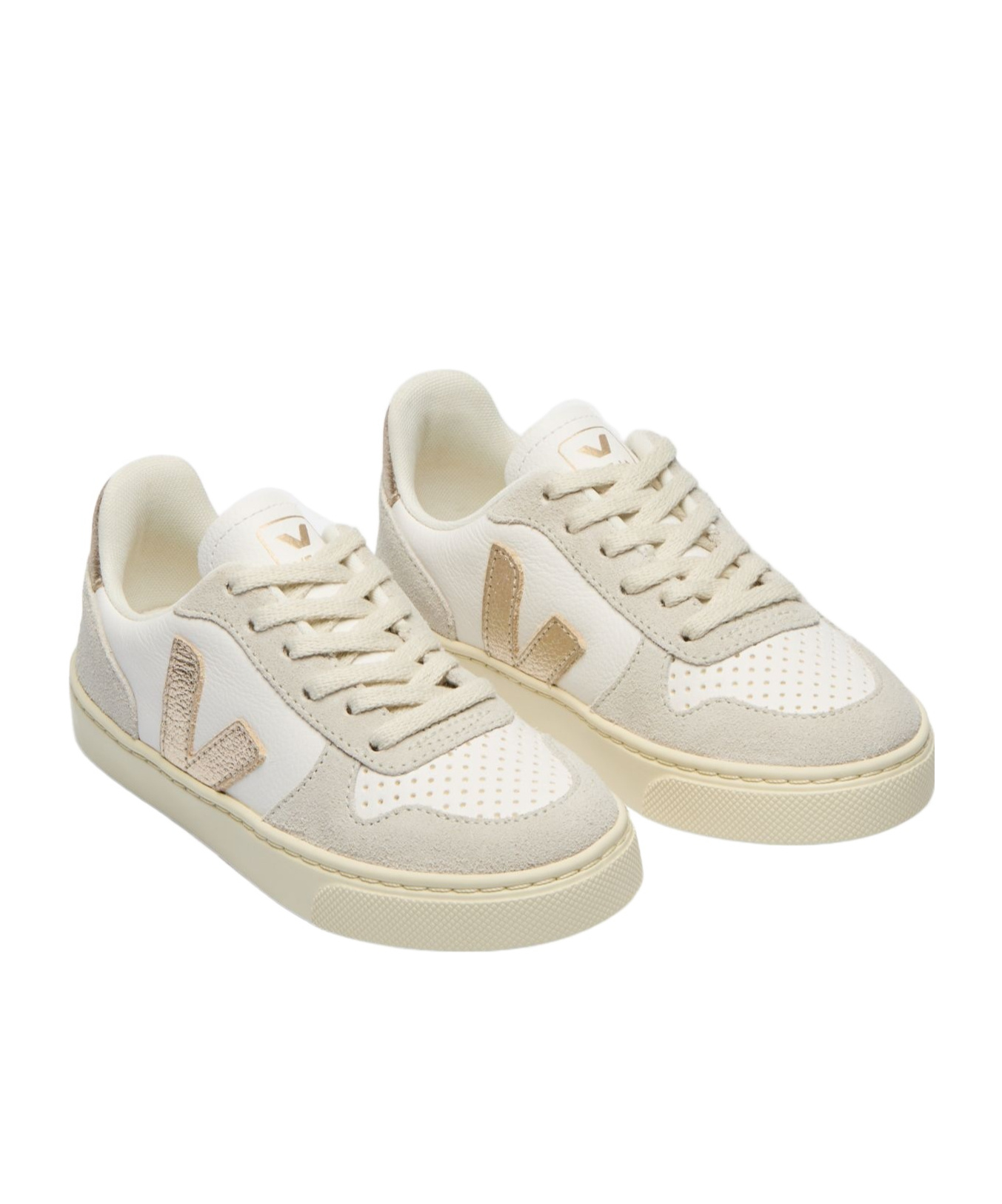 Veja Laced Sneakers In Nude