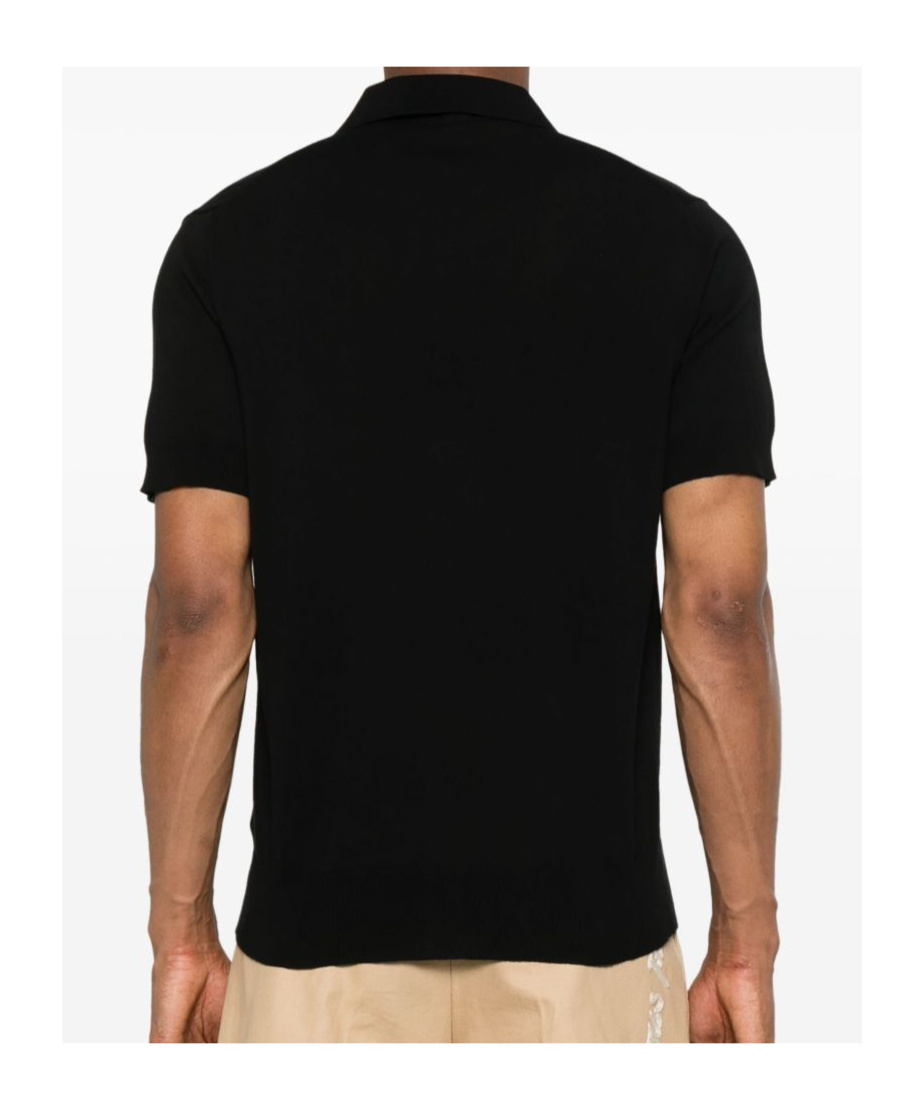 Vivienne Westwood Black Cotton Polo Cardigan