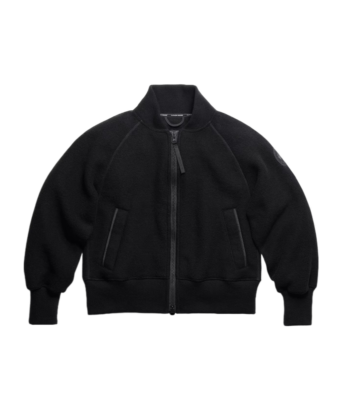Canada Goose Sierra Fleece Bomber Black Label In Black