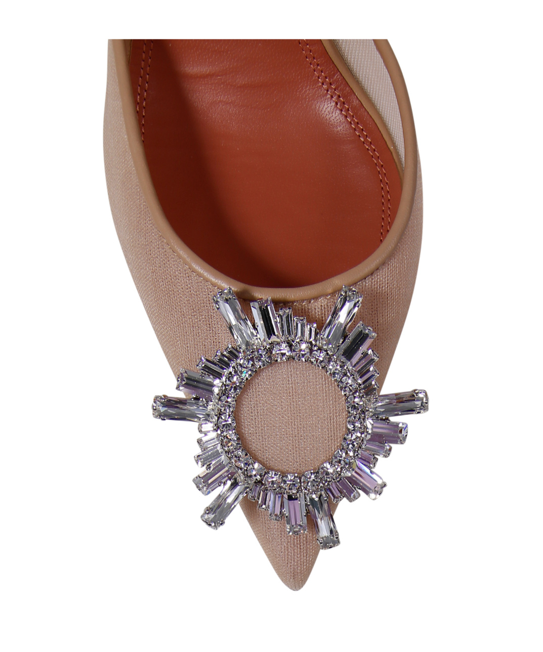 AMINA MUADDI POINTED TOE HIGH HEEL SANDALS