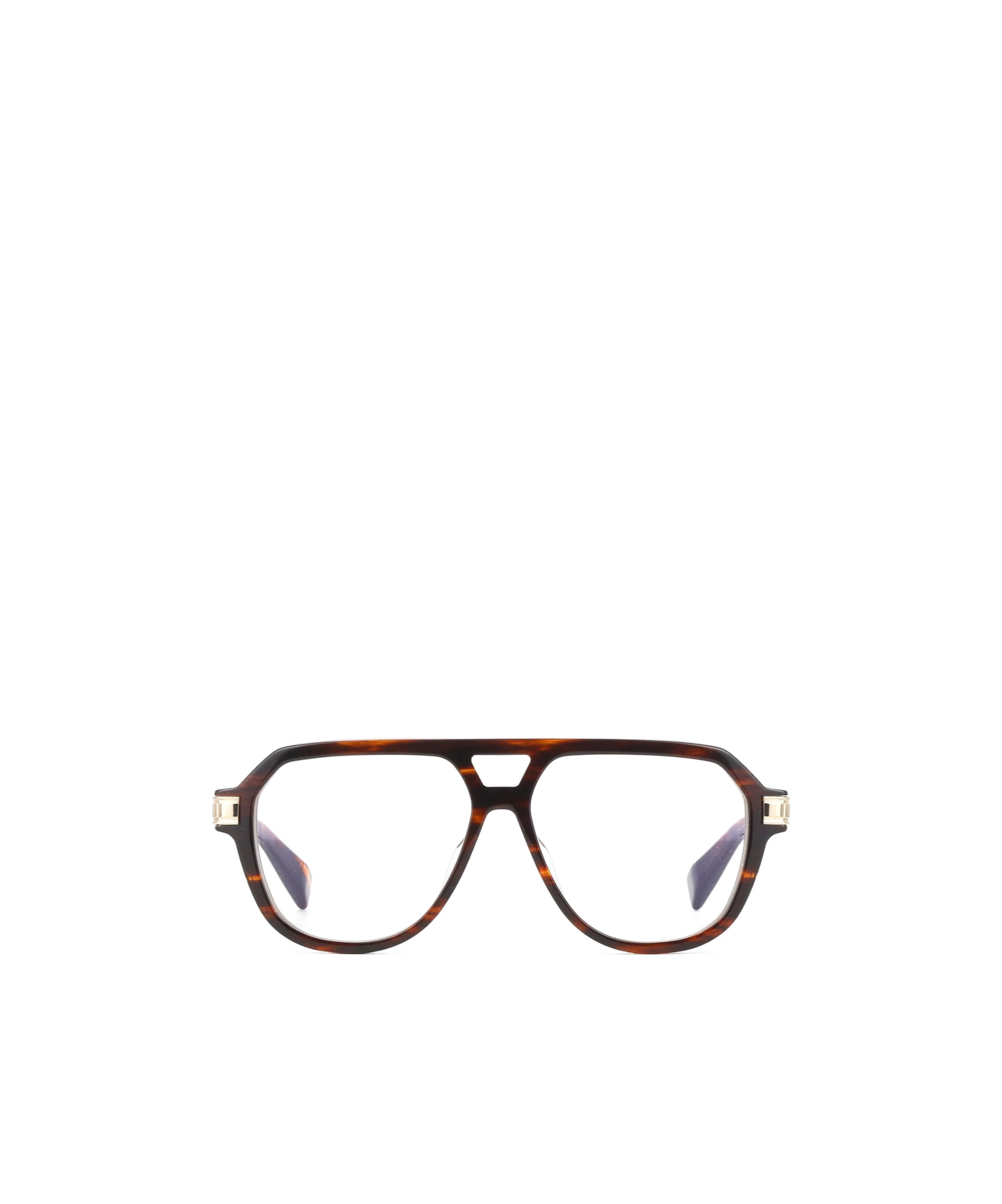 Balmain Pilot-frame Glasses In Brown