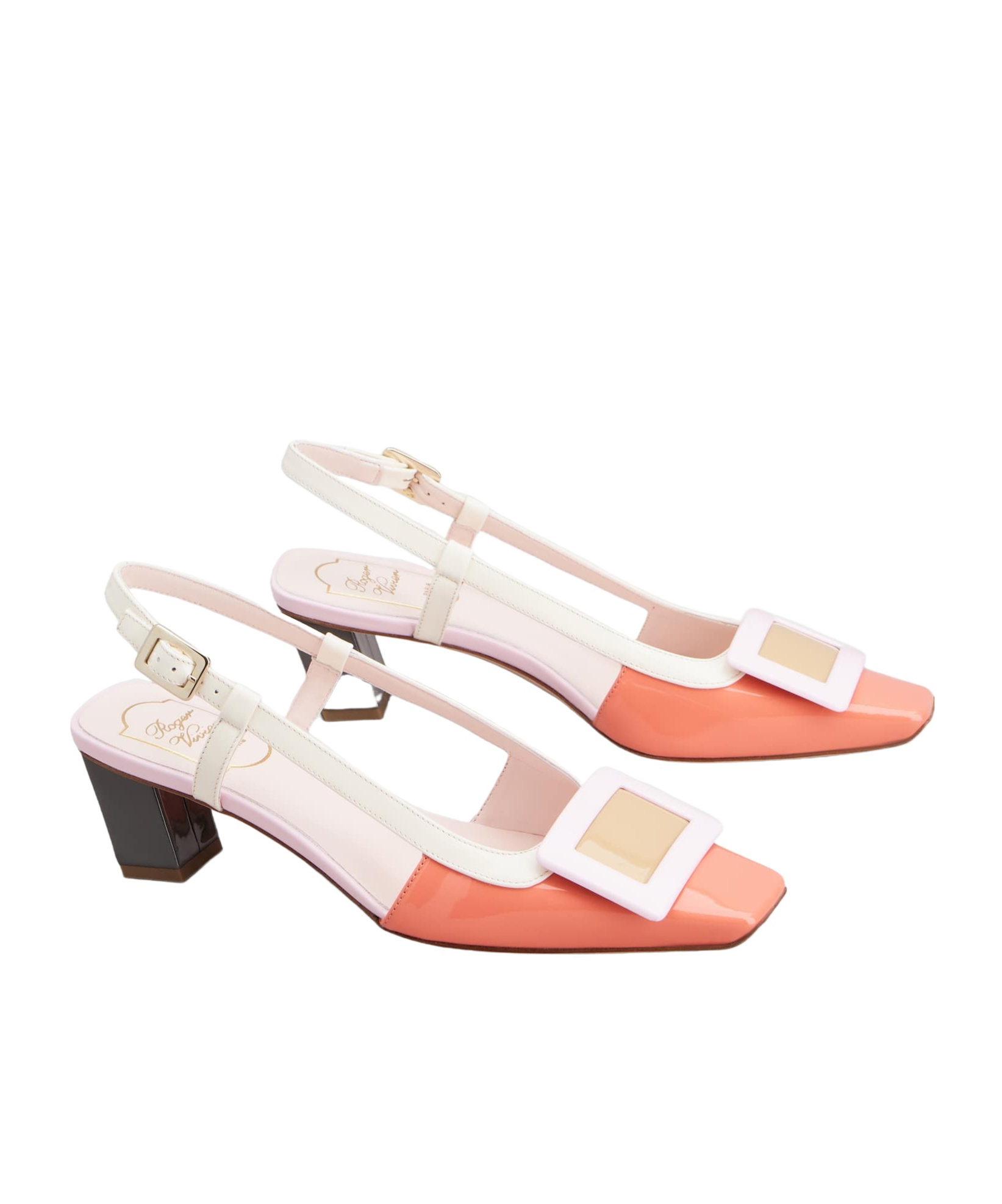 Roger Vivier Belle Vivier High-heeled Sandals In Multicolor