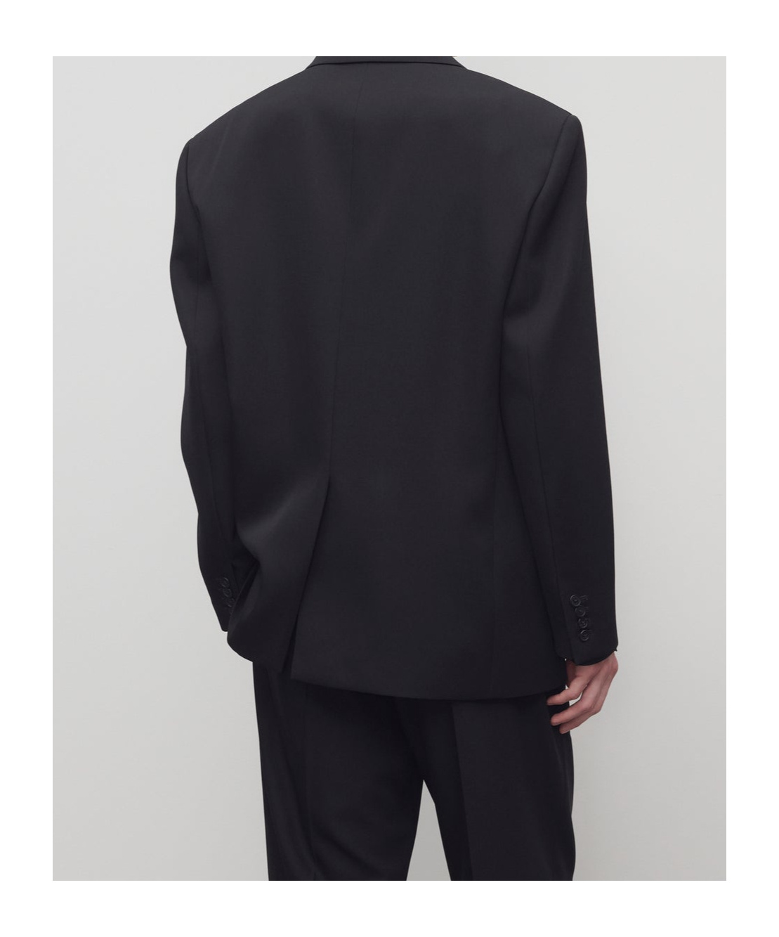 The Row Caelum Jacket In Virgin Wool In Black