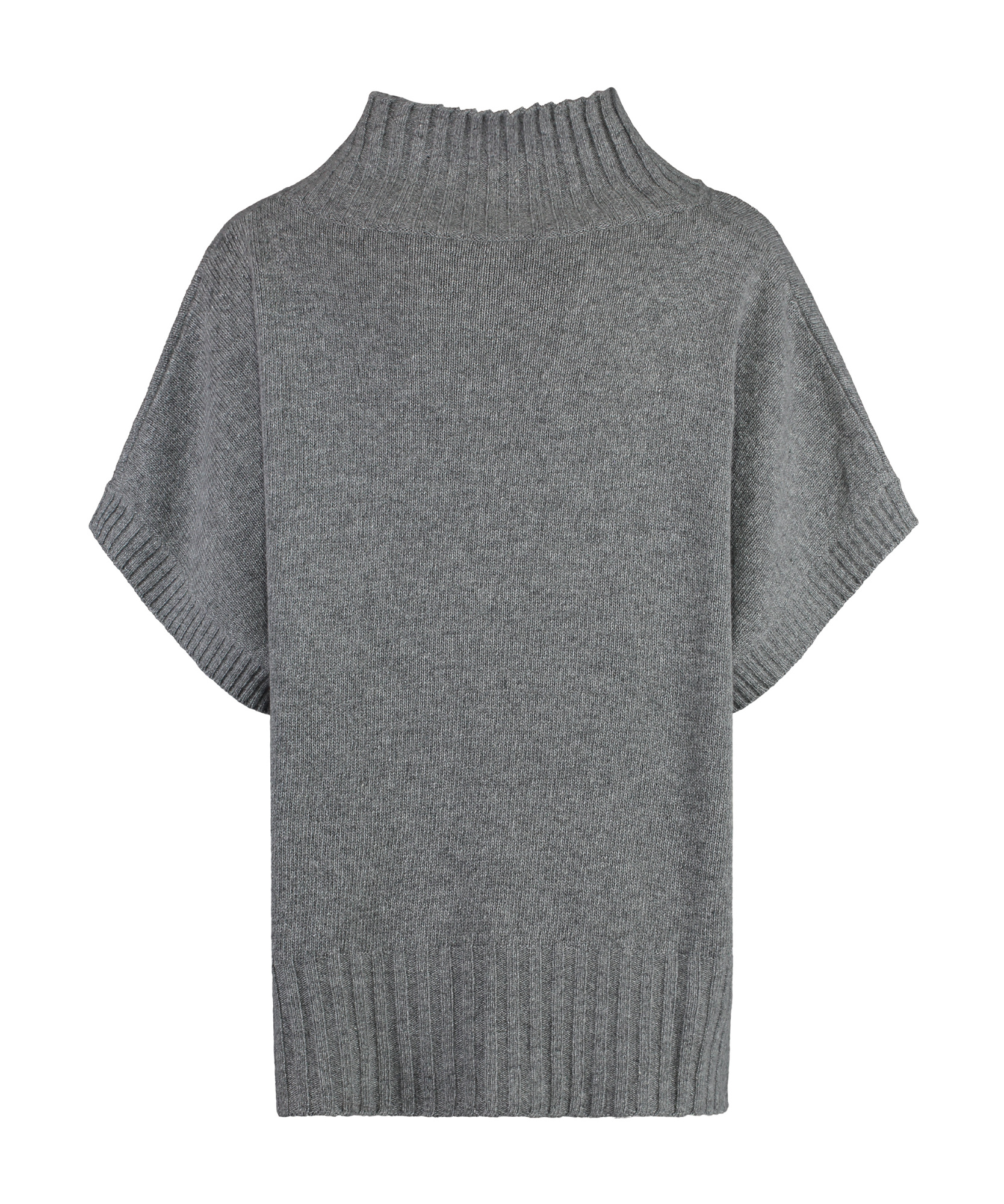 Weekend Max Mara Gel Wool Blend Turtleneck Sweater In Gray