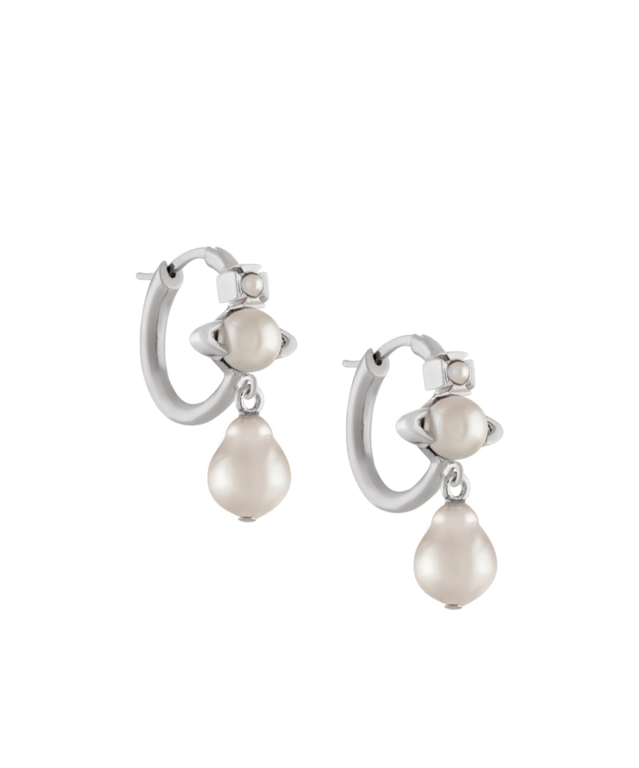Vivienne Westwood Cybille Earrings In White