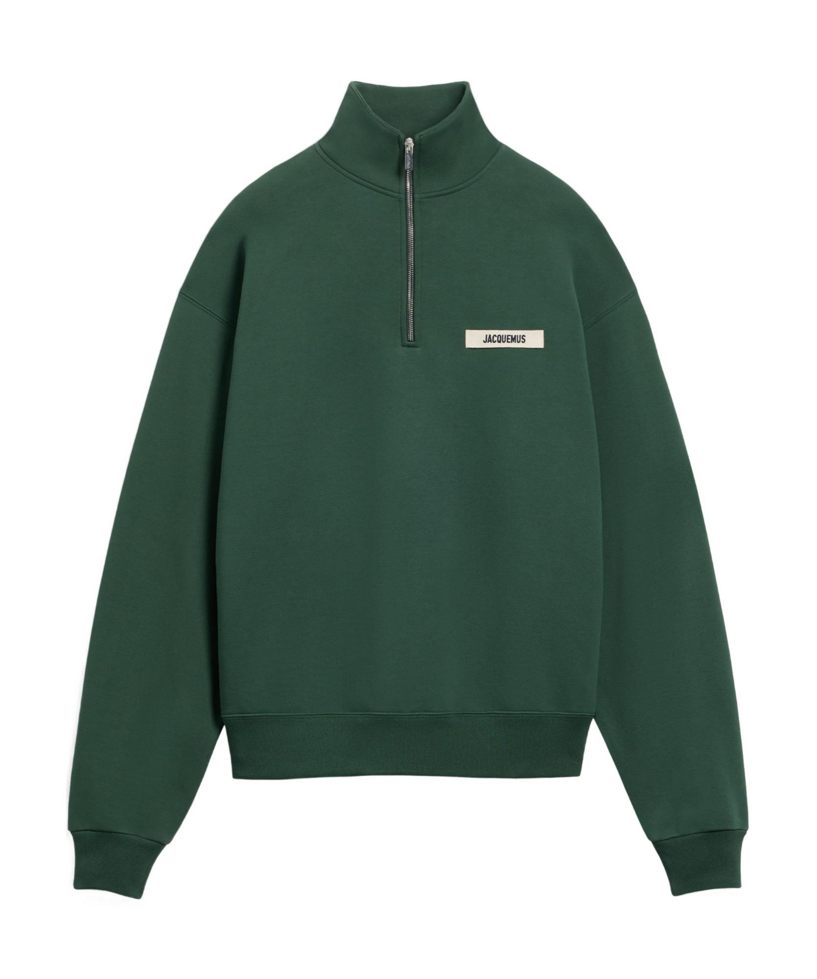 Jacquemus Gros-grain Sweatshirt In Green