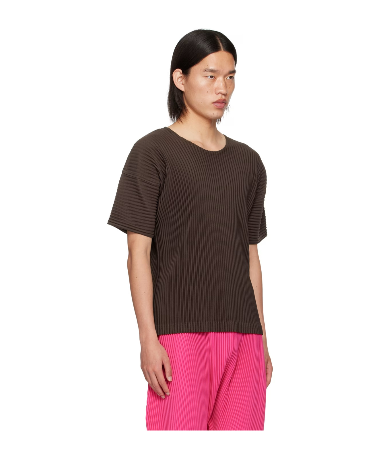 Issey Miyake Brown Monthly Color June T-shirt In Black
