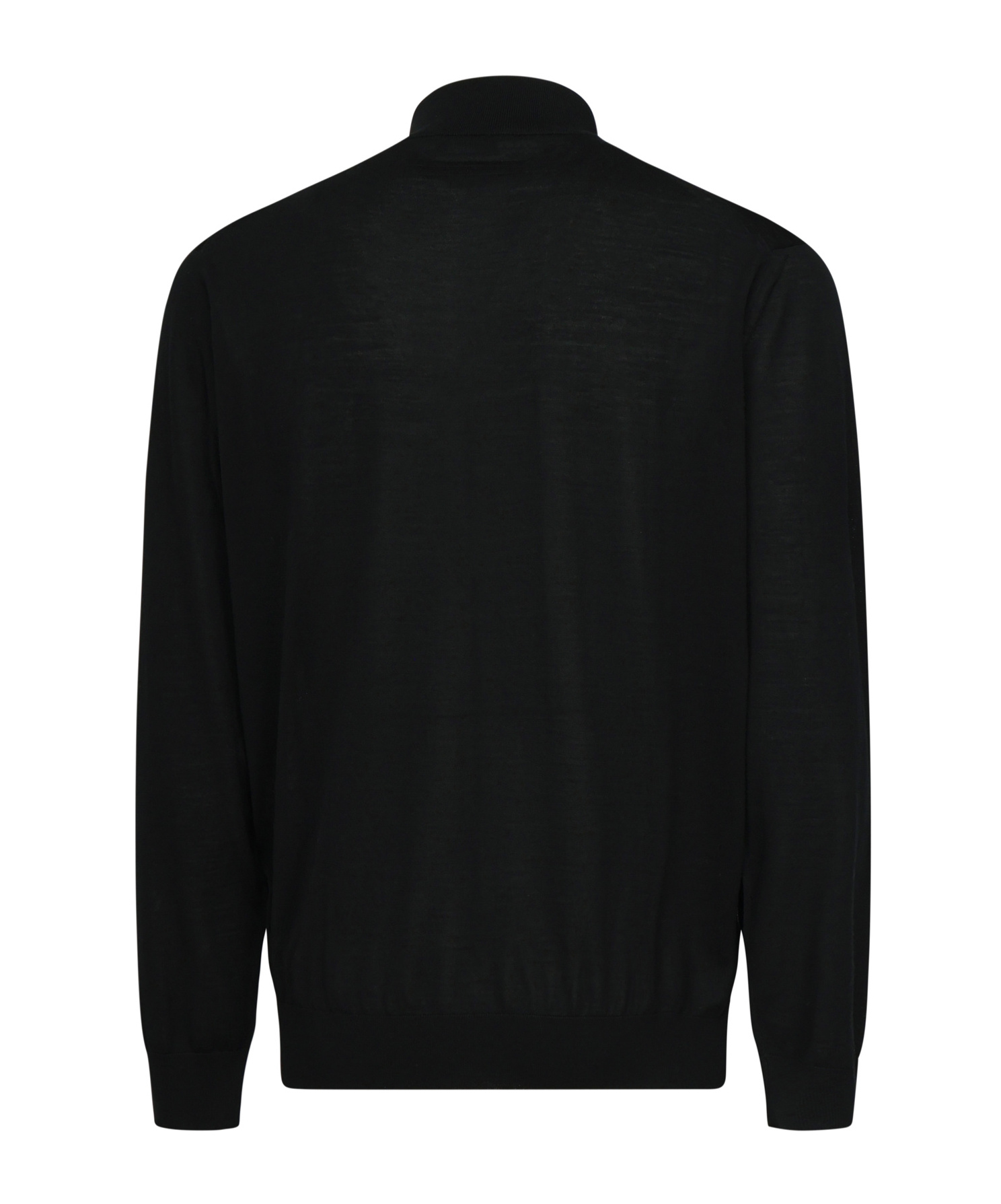 Zegna Long-sleeved Zip-up Cardigan In Black