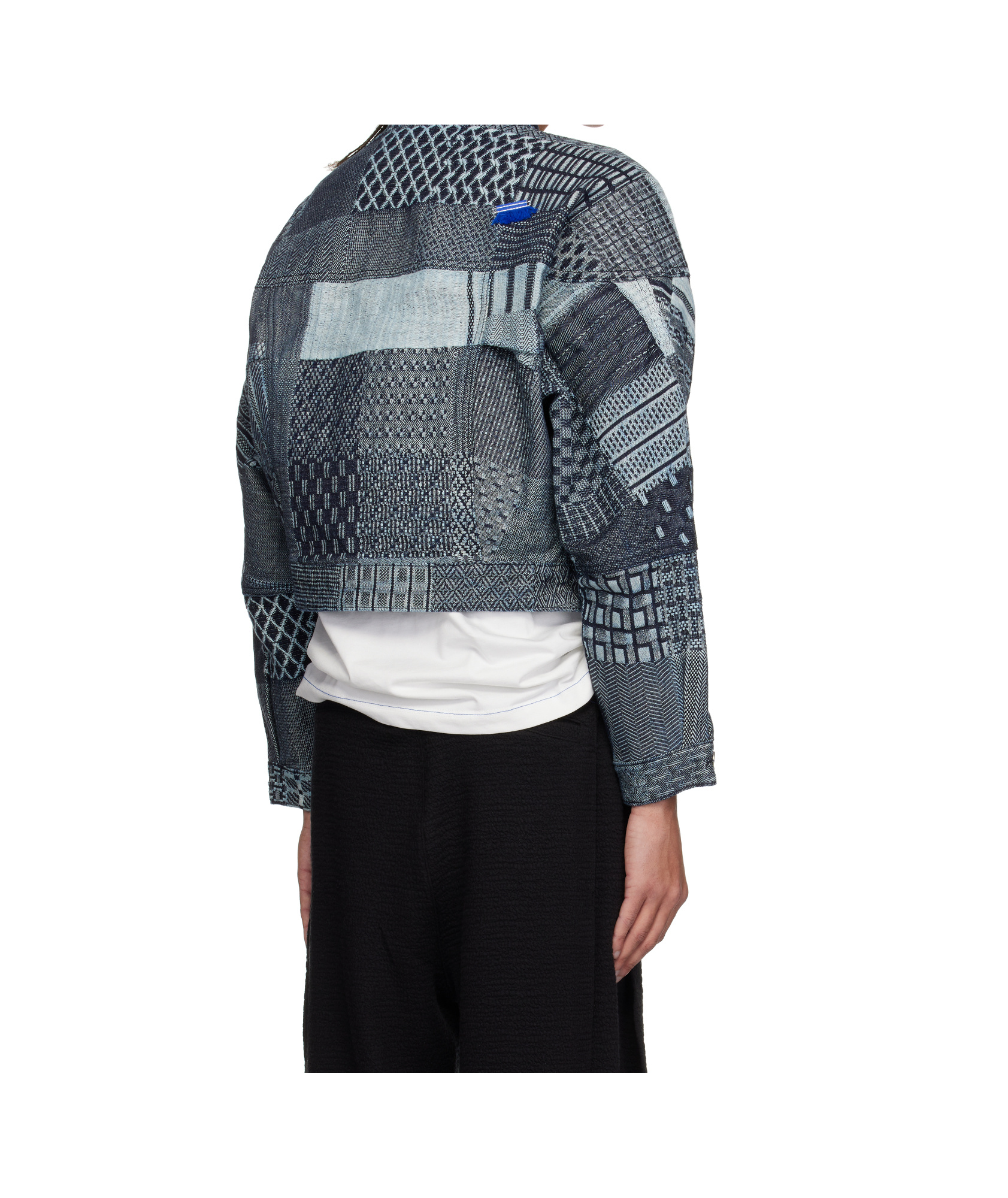 Ader Error Blue Collaz Product. 21 Denim Jacket In Black