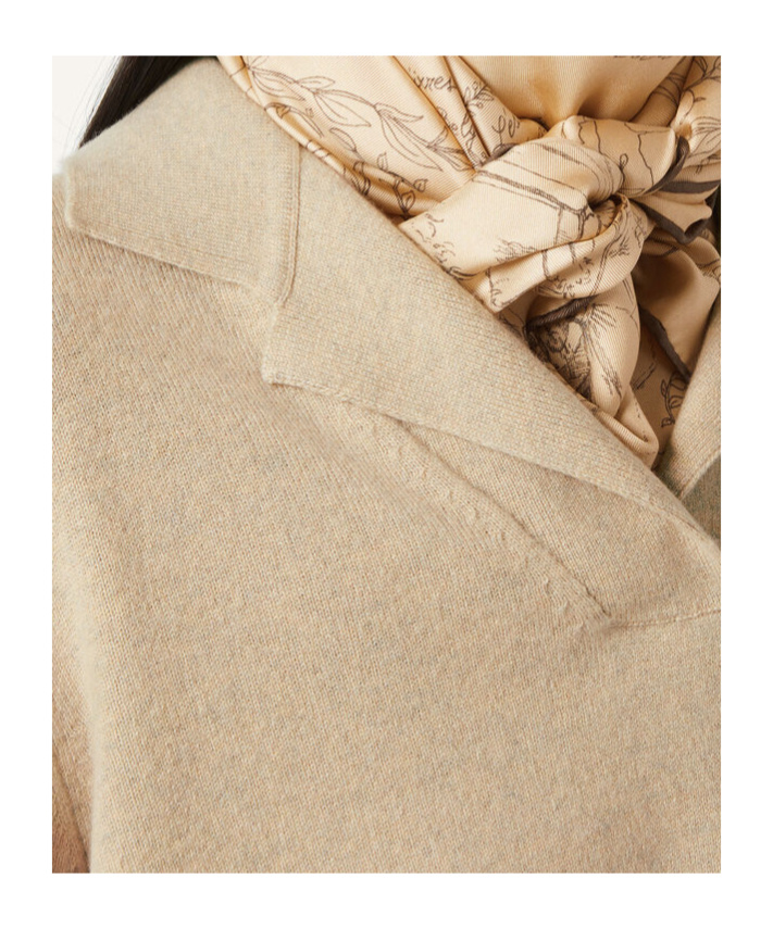 Loro Piana Arona Polo Shirt In Maple And Walnut Mixed Color