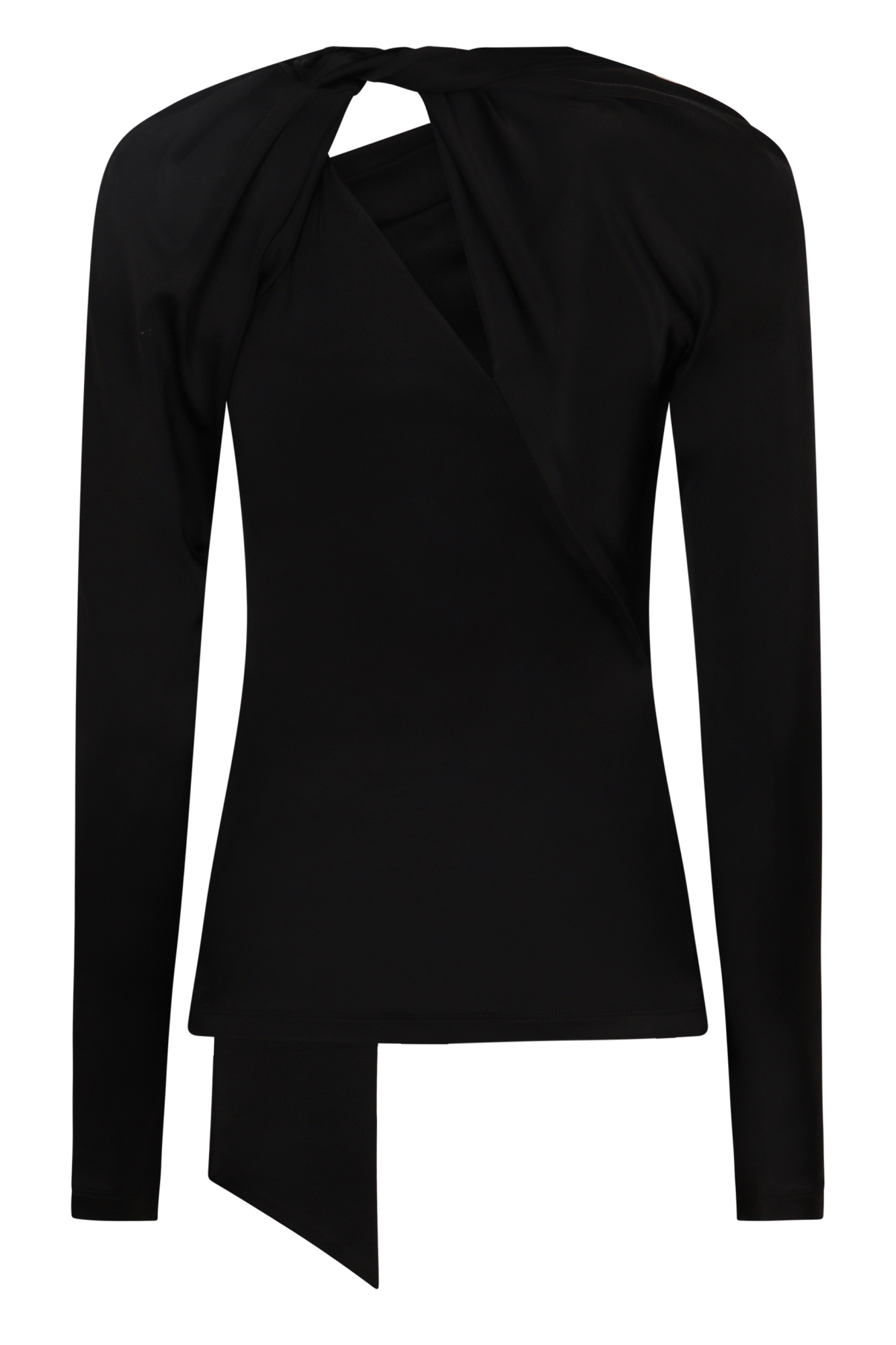Victoria Beckham Long-sleeved Tops In Black