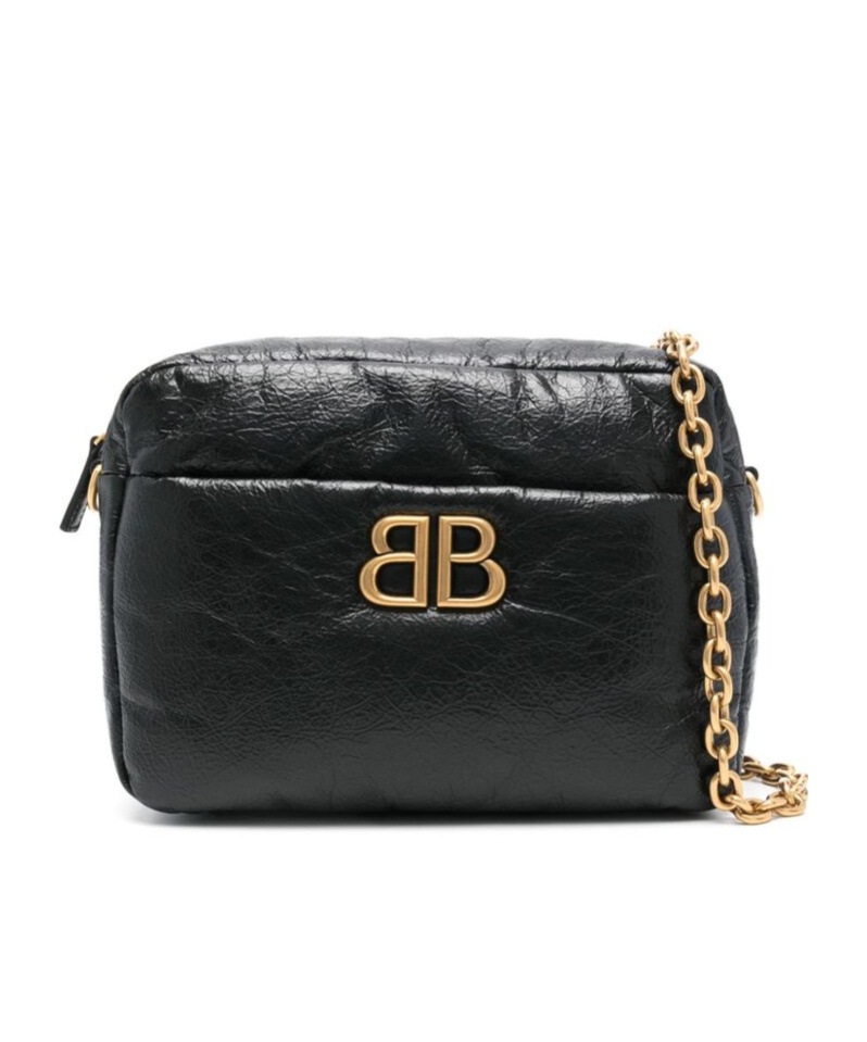 Balenciaga Monaco Camera Bag In Black