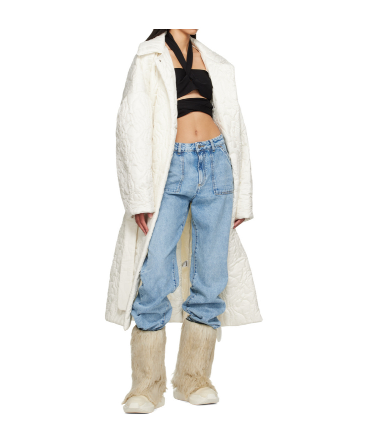 Avavav Blue Big Jeans In Blue