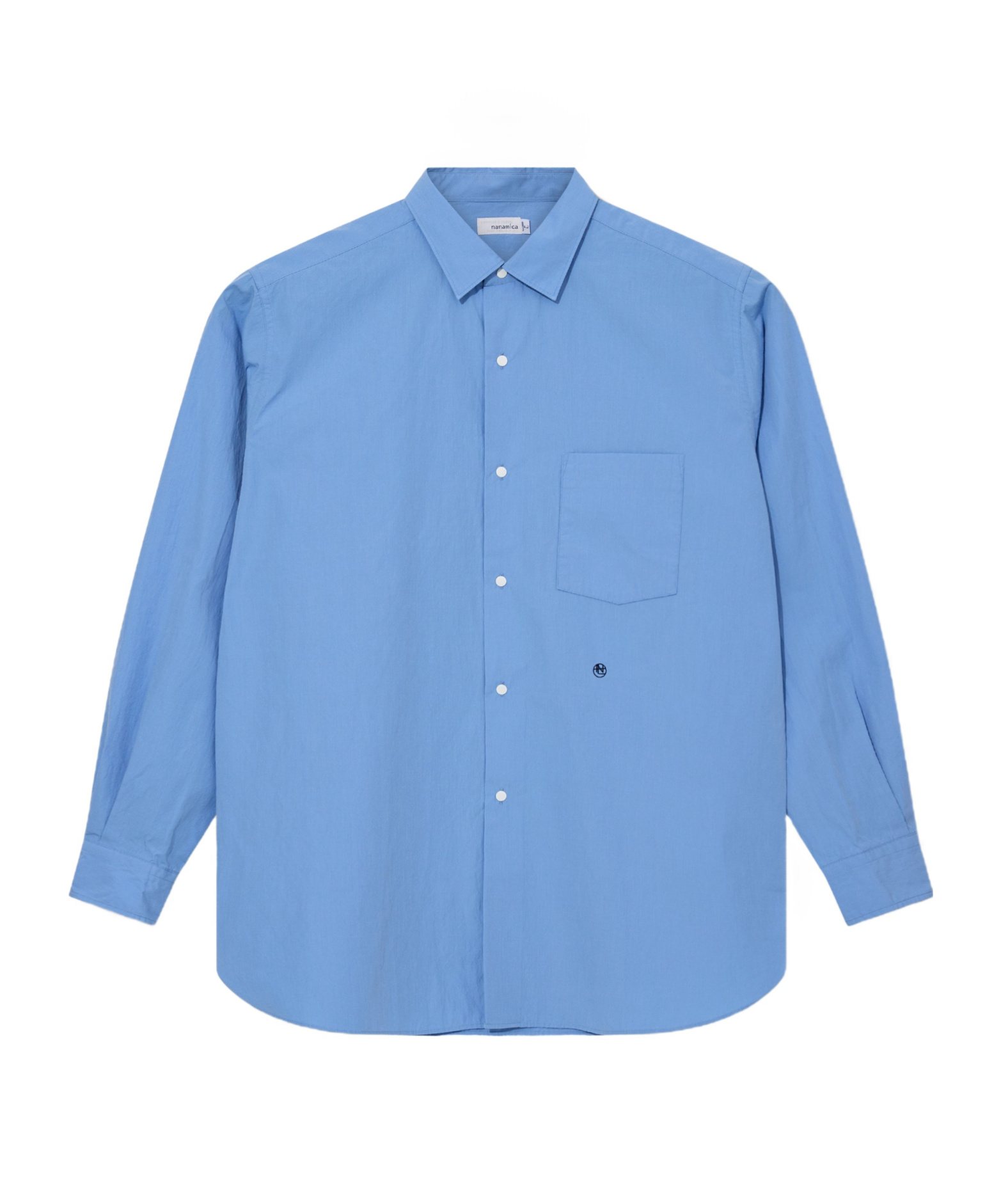 Nanamica Long Sleeve Shirt In Blue