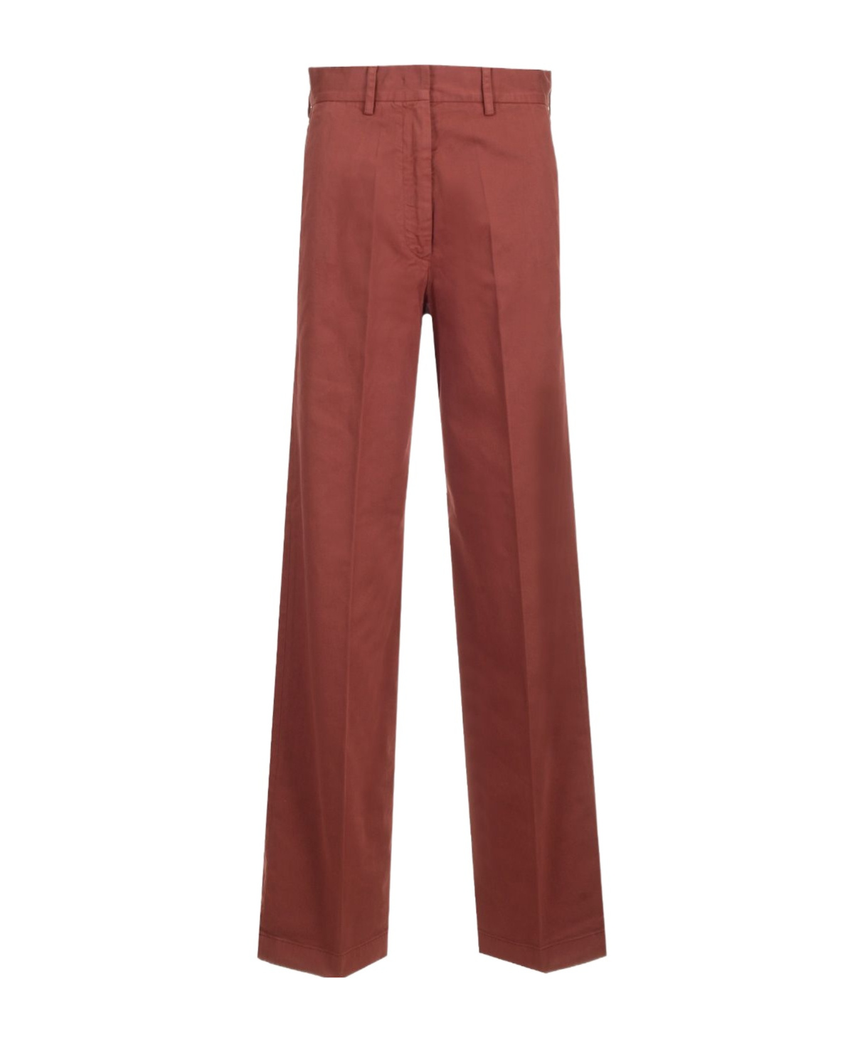 Shop Forte Forte Soft Cotton Twill Trousers