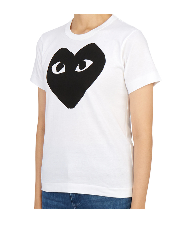 Comme Des Garçons Crew Neck T-shirt In White