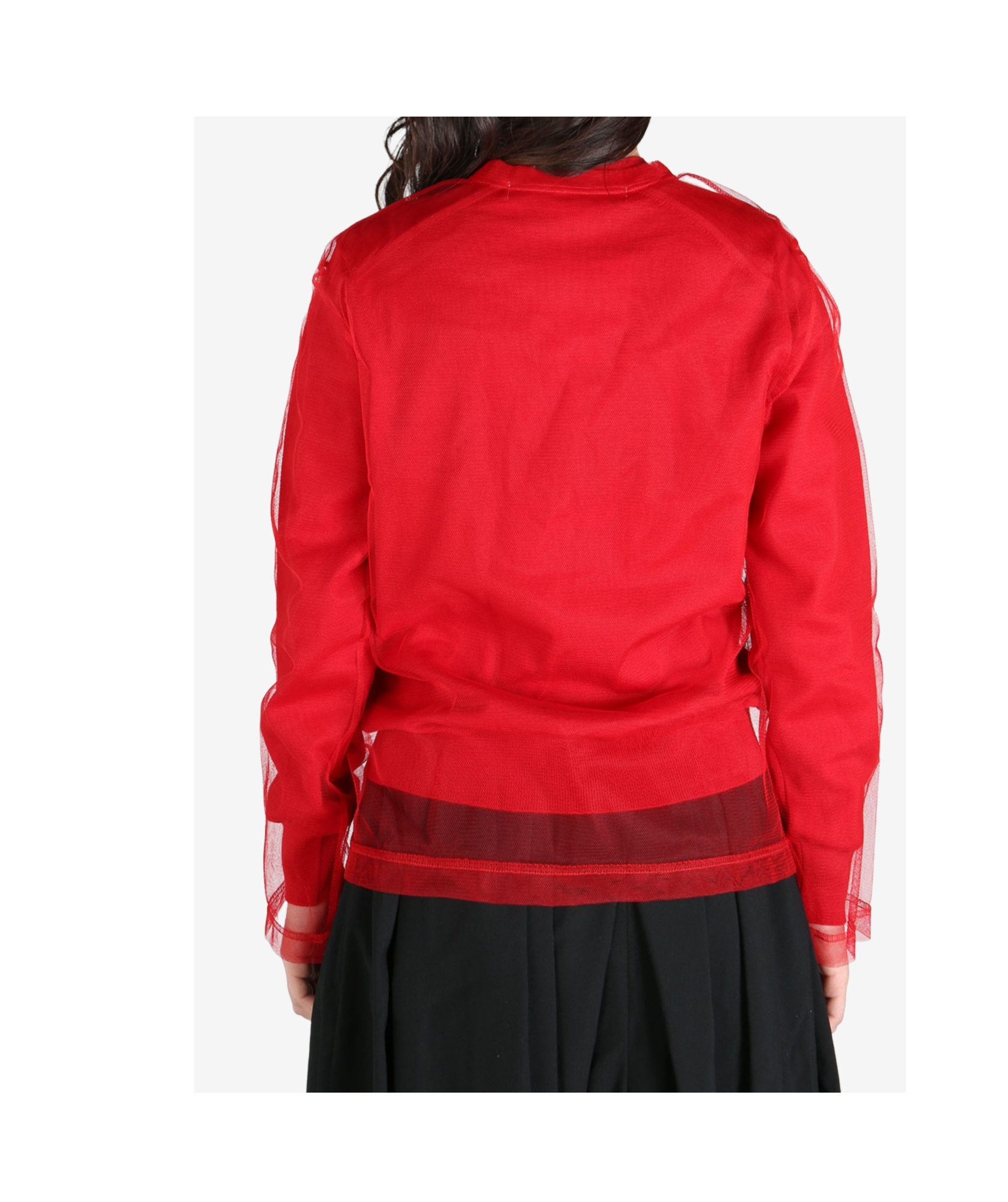 COMME DES GARÇONS TULLE LAYERED BUTTON TOP
