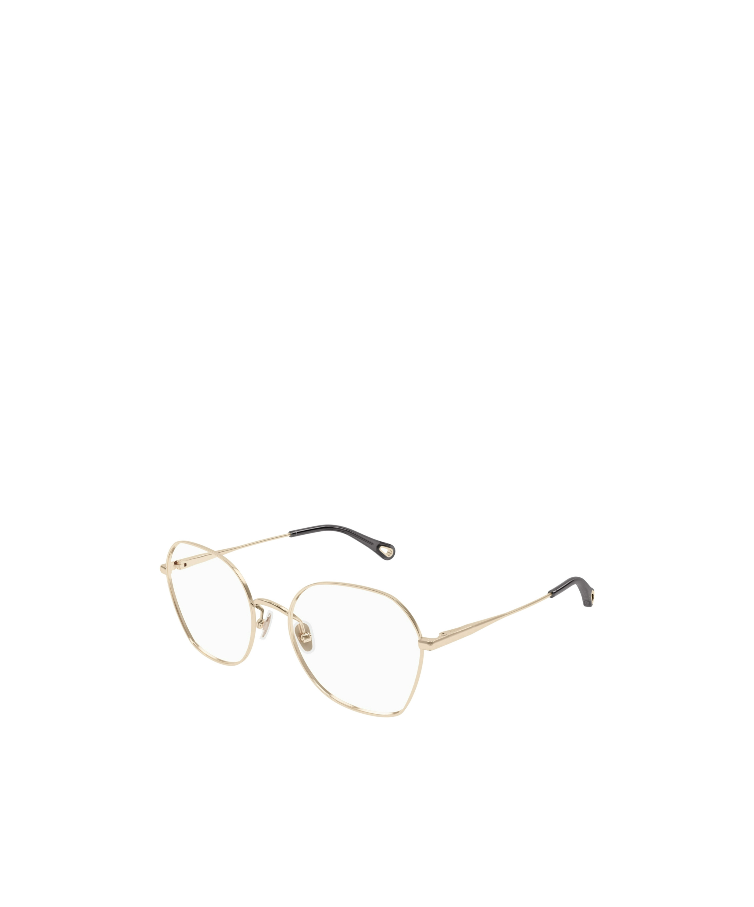 Chloé Eyewear Geometric-frame Glasses In Golden