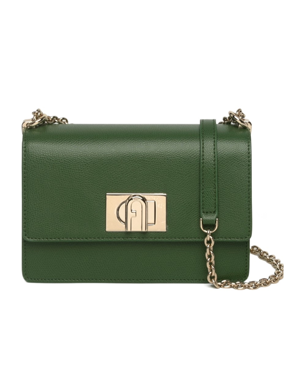 Furla Adjustable Shoulder Strap Shoulder Bag In Green