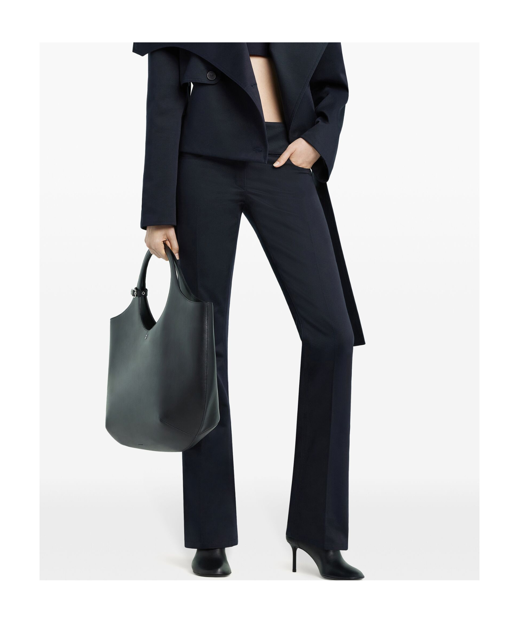 Courrèges Belted Flared Pants